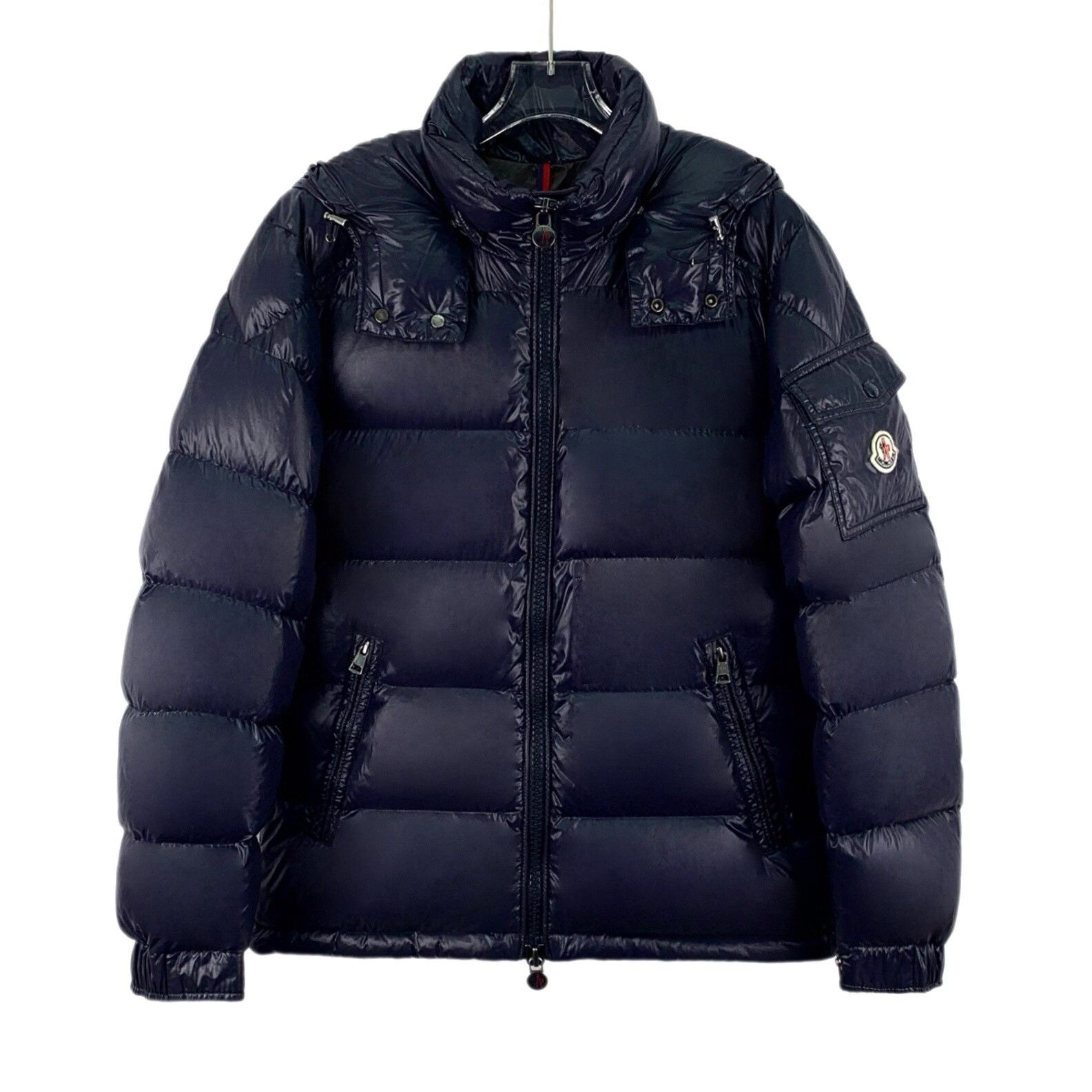 Moncler Moncler Blue Heavy Coat S Men Size US S / EU 44-46 / 1 - 1 Thumbnail