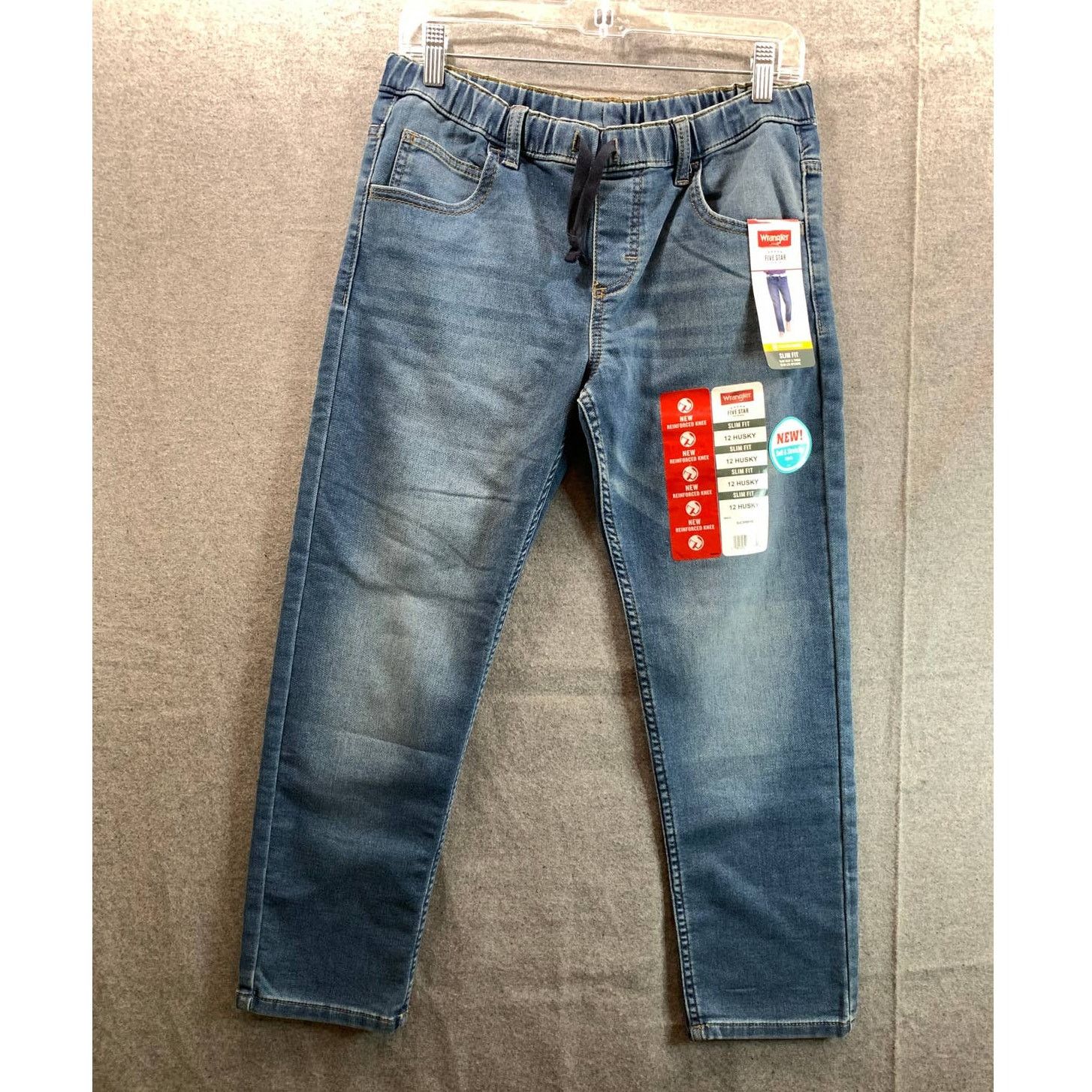 Wrangler Wrangler Slim Fit 12 Husky Jeans Size 24" / US 00 / IT 34 - 1 Thumbnail