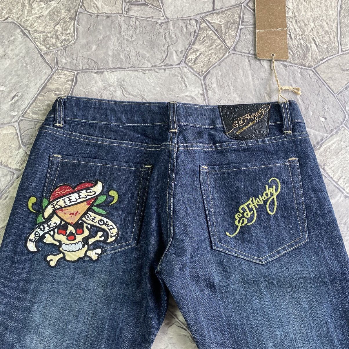 Ed Hardy Vintage Ed Hardy Jeans by Christian Audigier Denim Pants Y2K Size US 31 - 4 Thumbnail