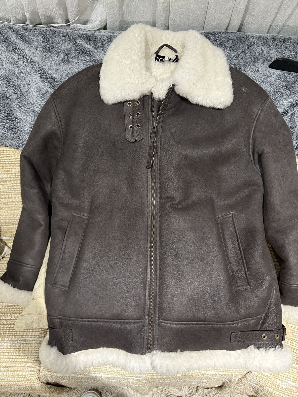 Loewe Loewe Mens Shearling Aviator Jacket size large Size US L / EU 52-54 / 3 - 1 Thumbnail
