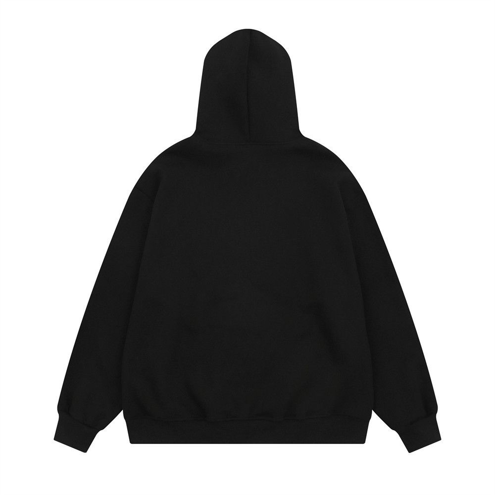 Vintage Men's Loose Casual Cartoon Puppy Embroidered Hoodie Size US M / EU 48-50 / 2 - 2 Thumbnail