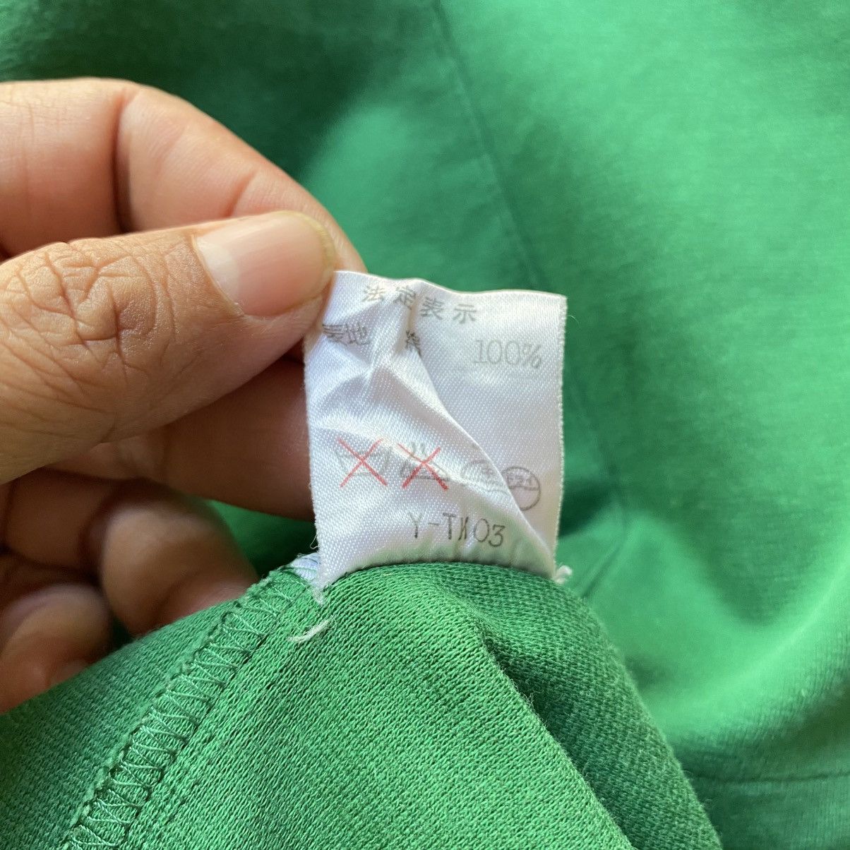 Dior Christian Dior Green Long Sleeve Back-Snap Top with Logo Size M / US 6-8 / IT 42-44 - 21 Thumbnail