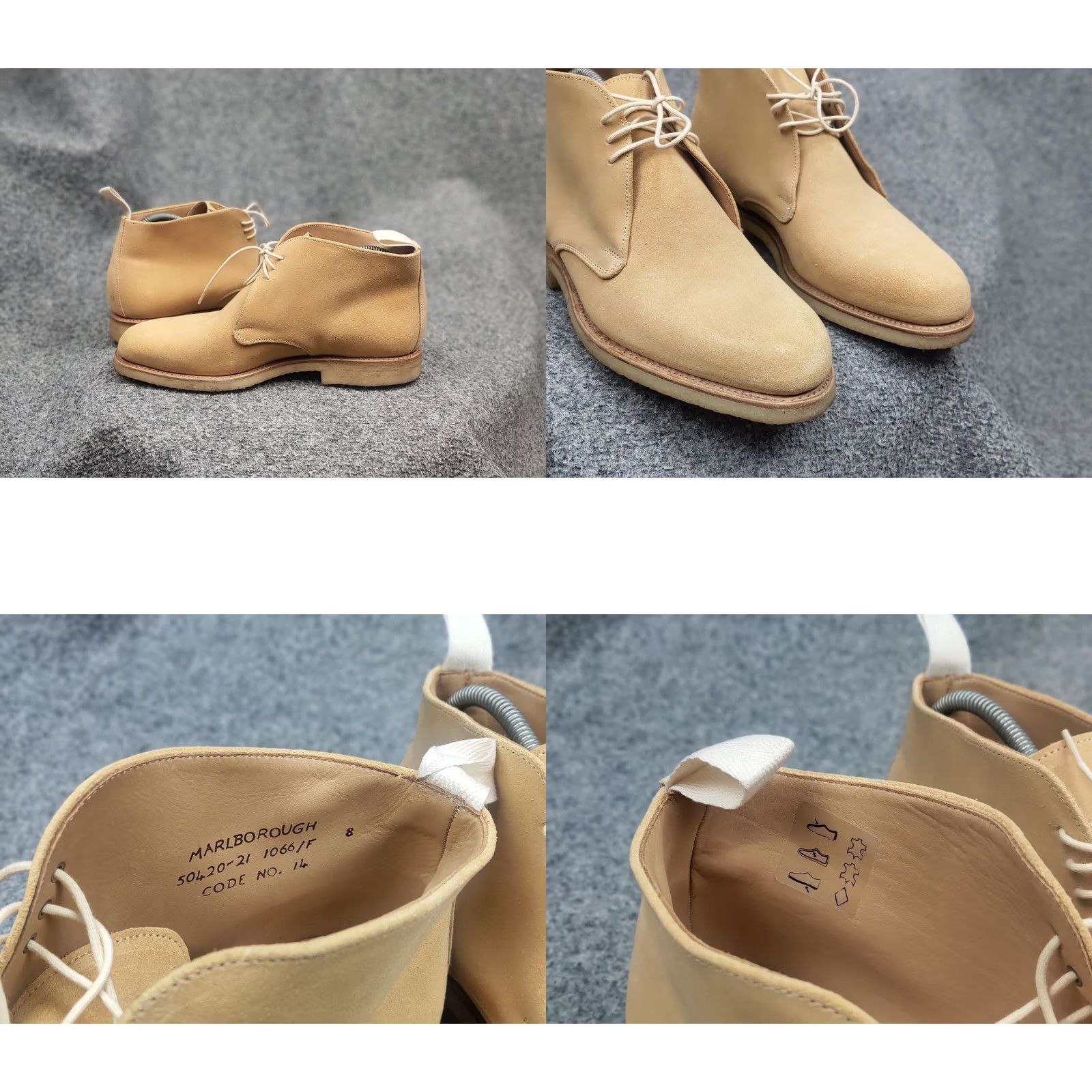 Joseph Joseph Cheaney & Sons Desert Chukka Boots Leather Ankle Boots Men Brown Suede Leather UK 41 8 Size US 8 / EU 41 - 10 Thumbnail