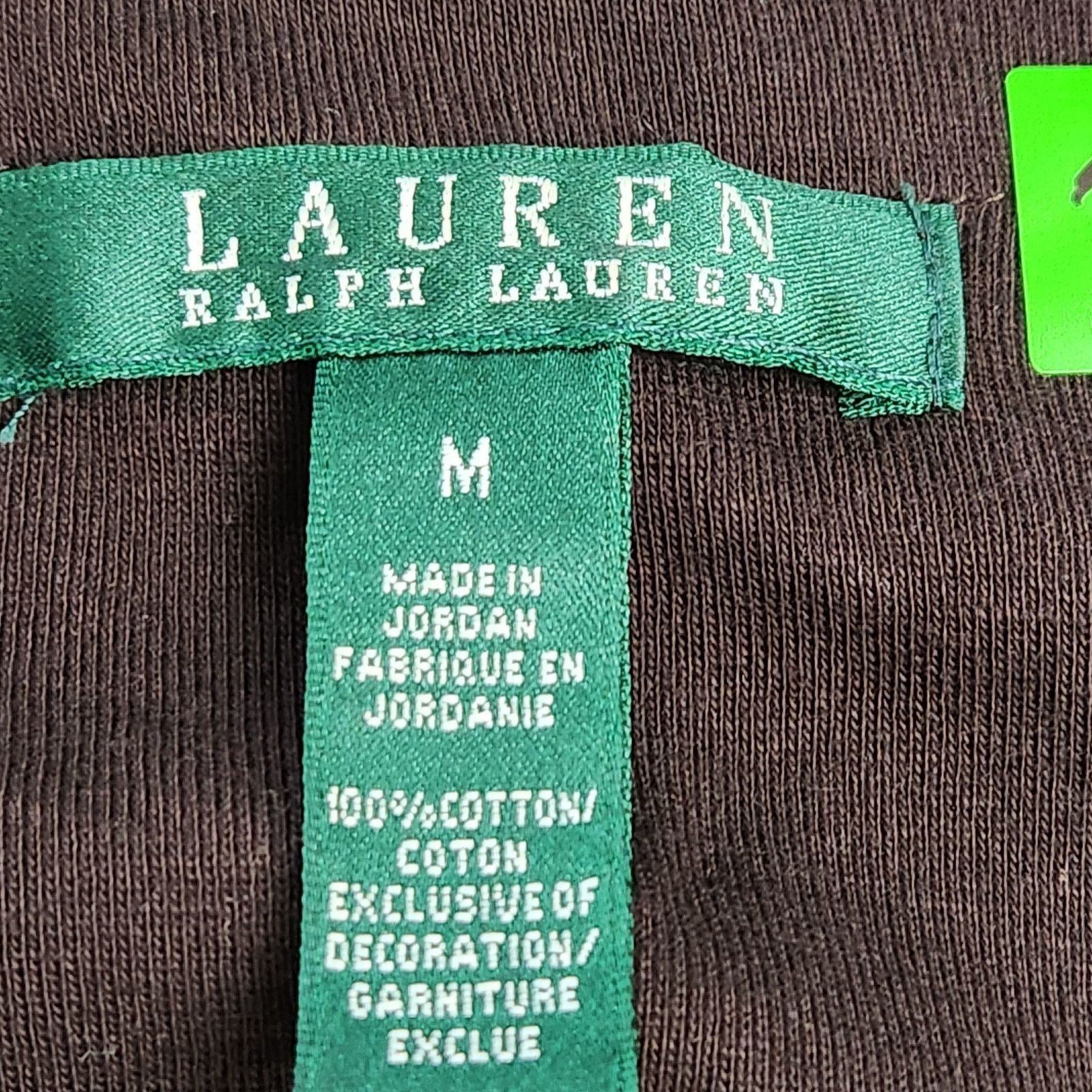 Lauren Ralph Lauren Lauren Ralph Lauren Brown Boat Collar Contrasting Trim Top M Size M / US 6-8 / IT 42-44 - 6 Thumbnail