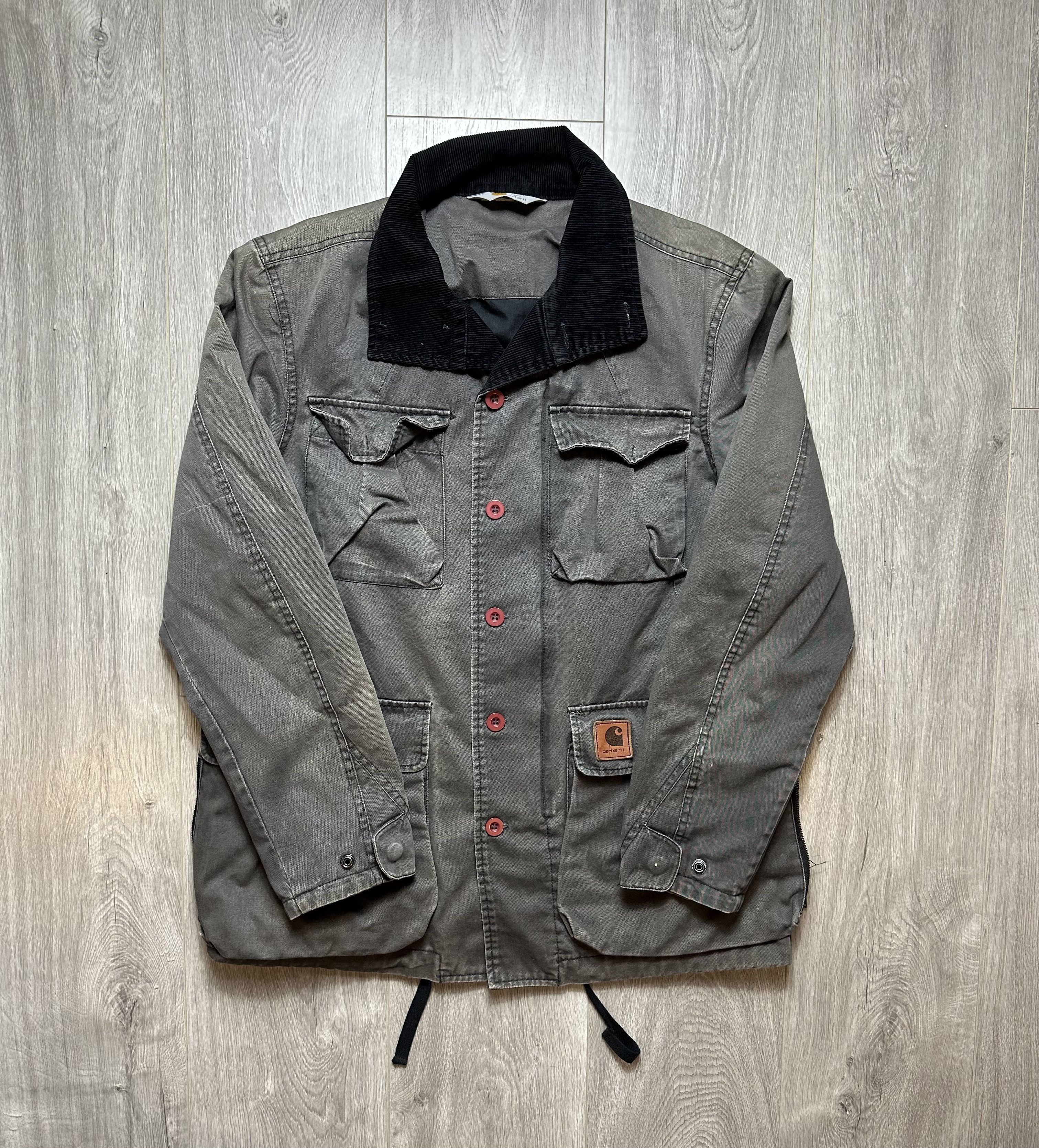 image of Carhartt Heavy Pocket Light Chore Jacket Coat in Sage, Men's (Size Medium)