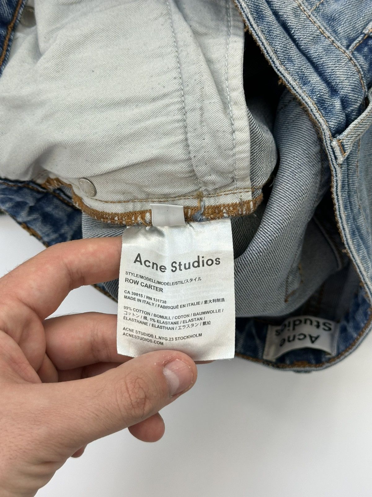 Acne Studios Acne Studios Light Denim Jeans 26x34 Skinny Size 26" / US 2 / IT 38 - 15 Thumbnail