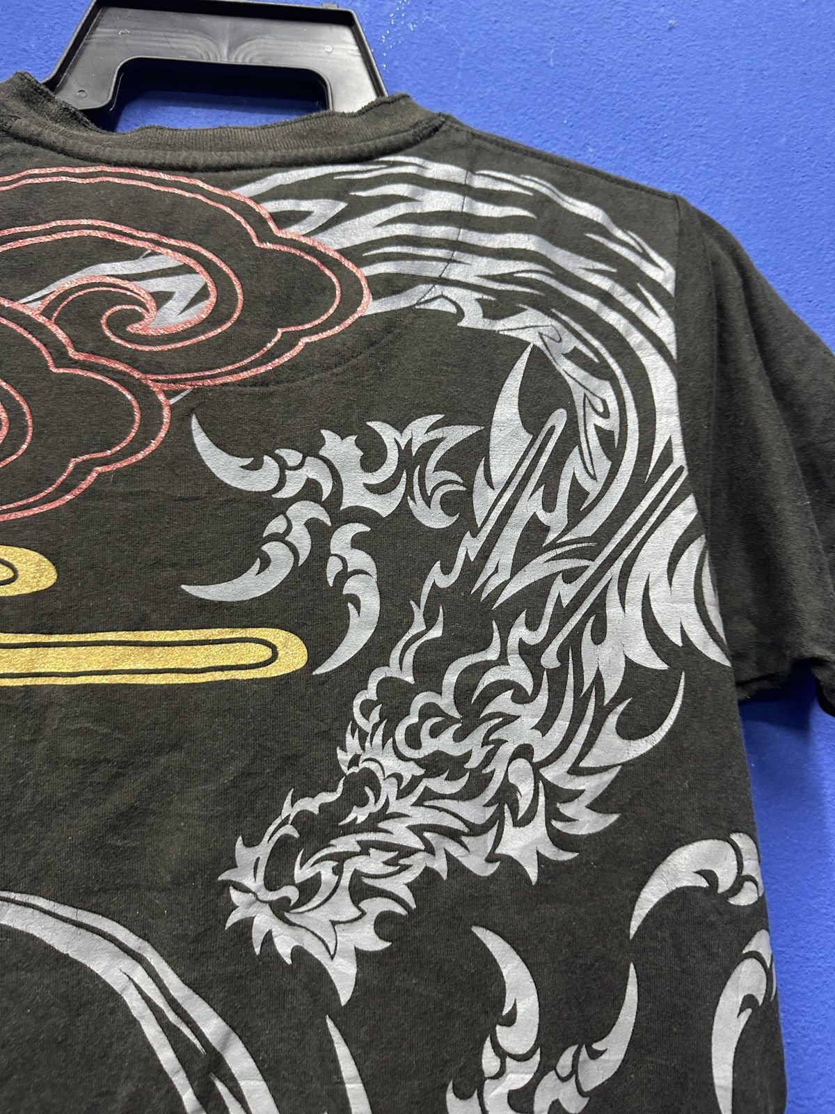 Vintage Rare🔥 Japanesse Sukajan Tshirt Dragon Design Size US M / EU 48-50 / 2 - 9 Thumbnail
