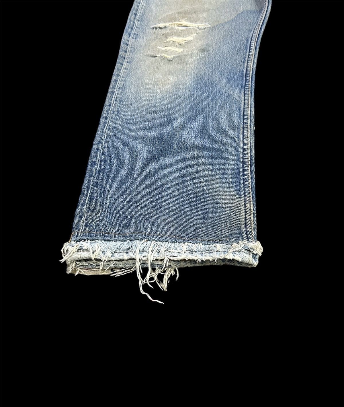Levi's × Vintage Vintage Levis 80s 501 Distressed Size US 33 - 8 Thumbnail