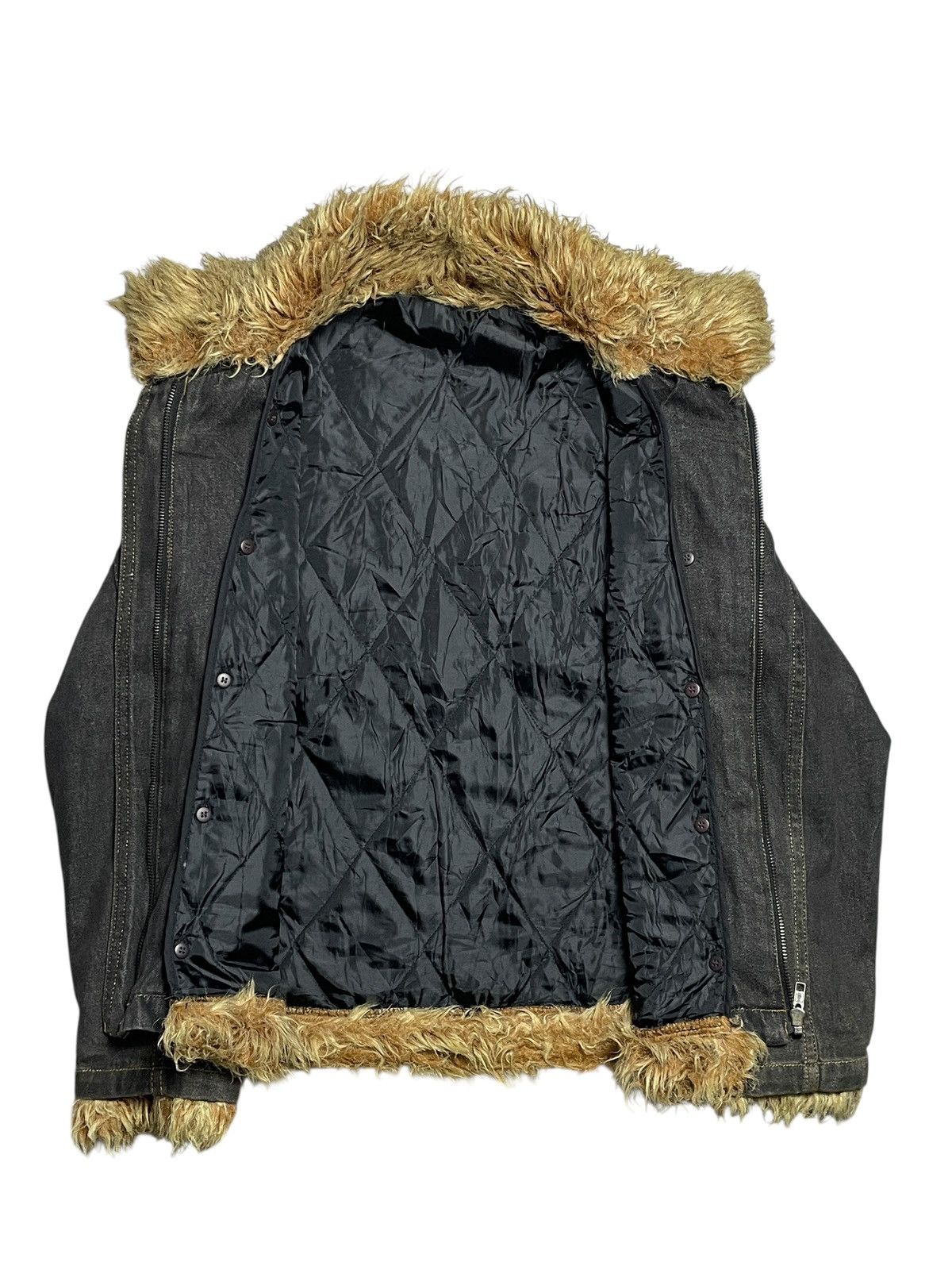 14th Addiction 2000’s El.Road - Vkei Style Trim Fur Jacket Size US M / EU 48-50 / 2 - 6 Thumbnail