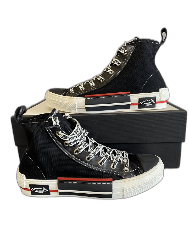 Dior Dior B23 High-Top Canvas Sneakers for Men-yf Size US 9 / EU 42 - 1 Thumbnail
