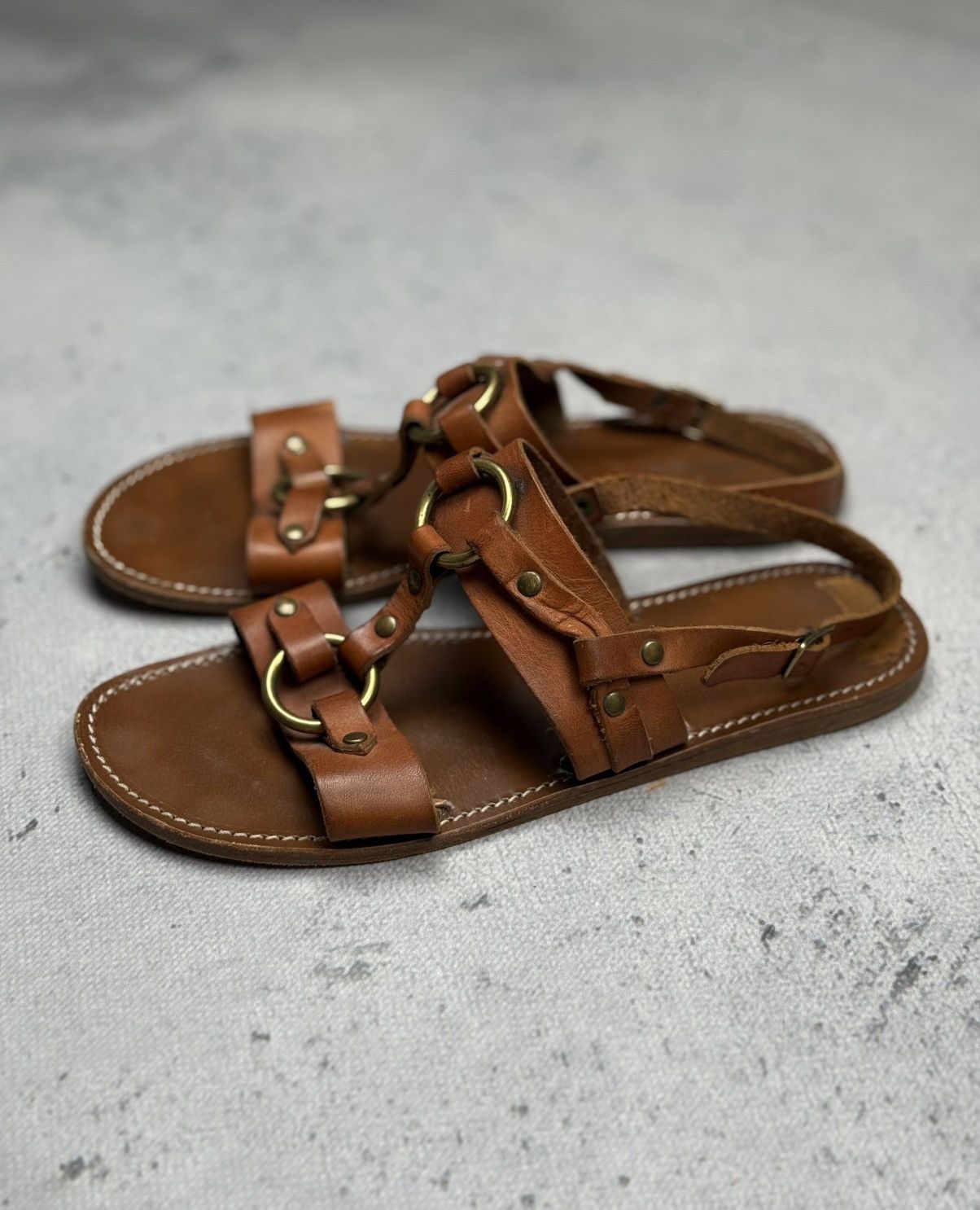 Isabel Marant Gladiator Sandals Made in France Leather Boho