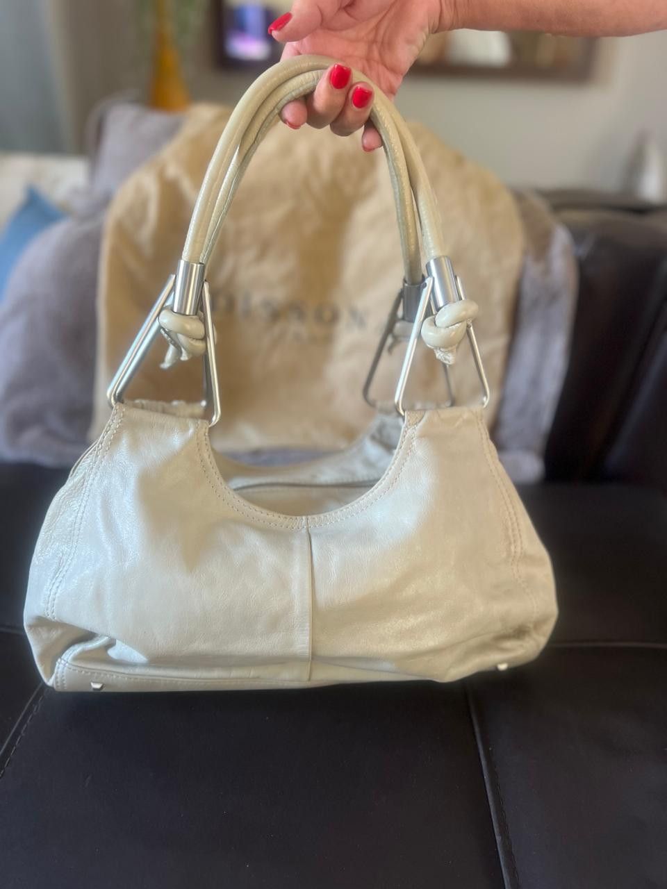 Other Dissona Leather Shoulder/Tote Bag – Cream Brown • Leather Size ONE SIZE - 2 Thumbnail