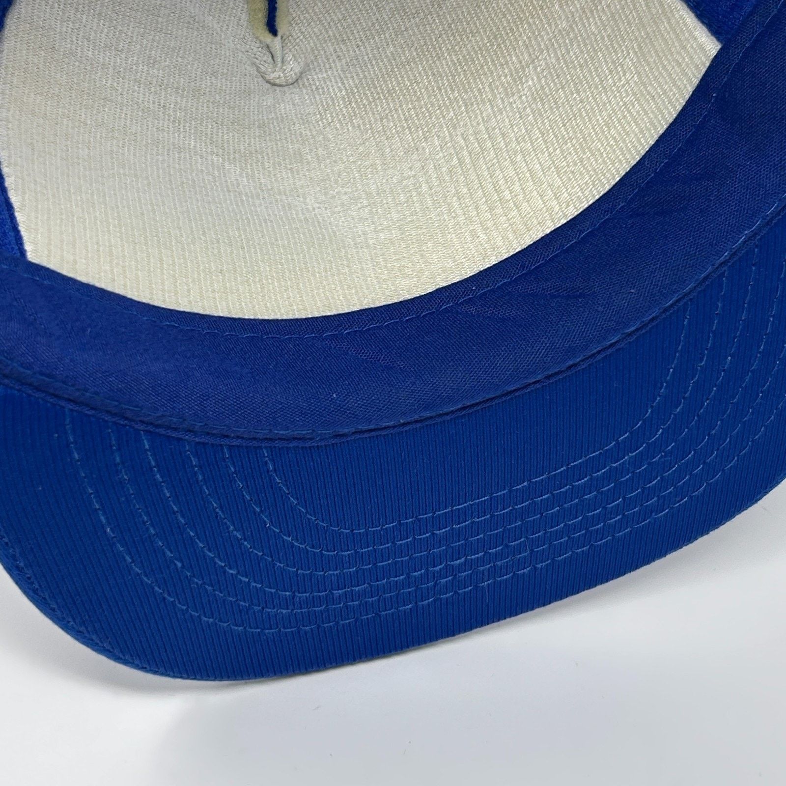 Vintage Vintage Jockey Brand Trucker Hat Cap Blue 80s Logo Mesh Size ONE SIZE - 5 Thumbnail