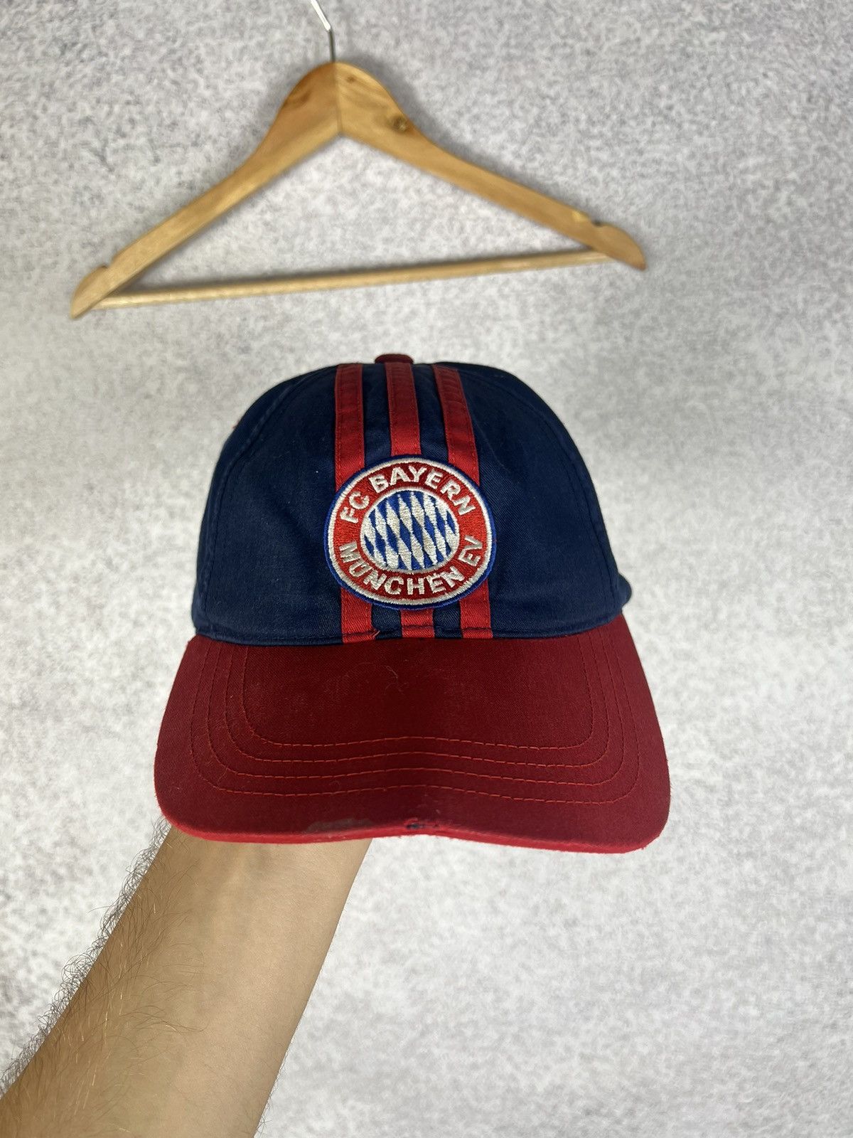Adidas Vintage Adidas Bayern Munich Cap Soccer big Logo Size ONE SIZE - 2 Thumbnail