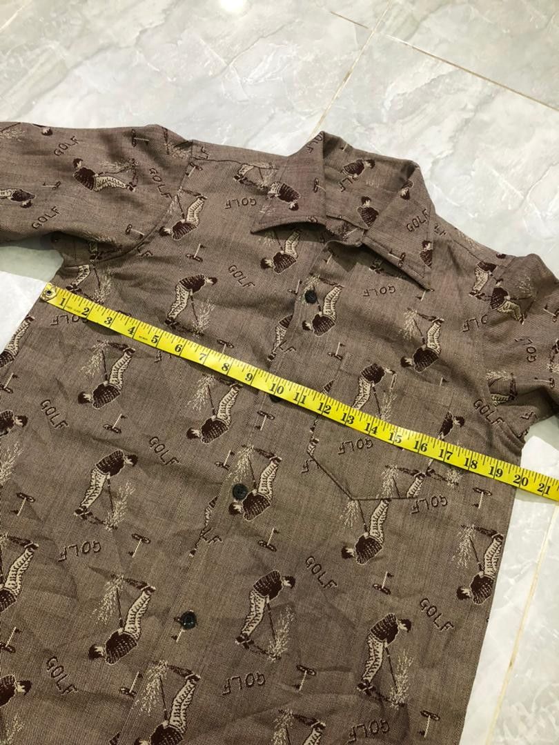 Vintage Vintage All Over Print Golf button-ups shirt Size US S / EU 44-46 / 1 - 9 Thumbnail
