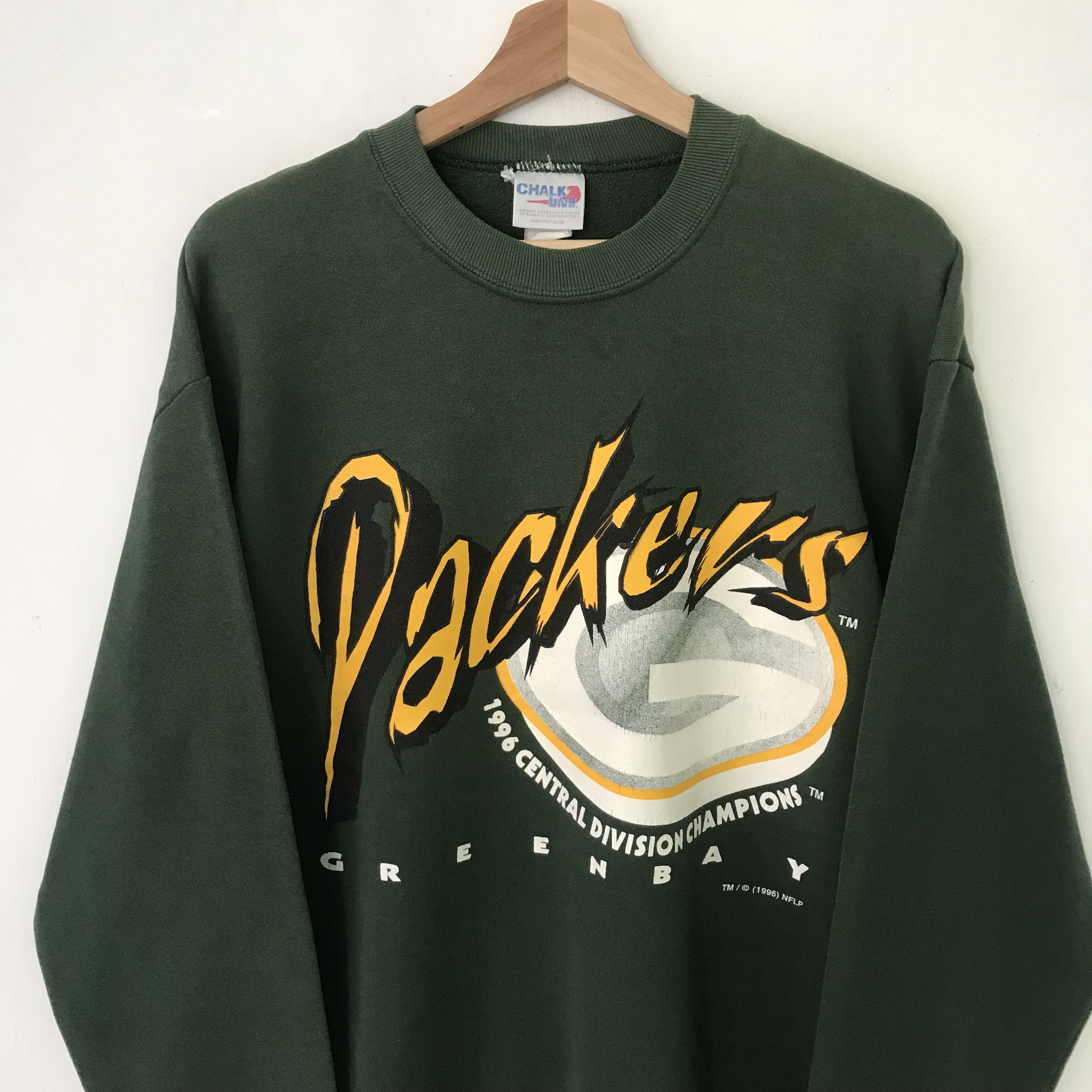 Champion Vintage 90's Green Bay Packers Green Sweatshirt - 504 Size US M / EU 48-50 / 2 - 3 Thumbnail