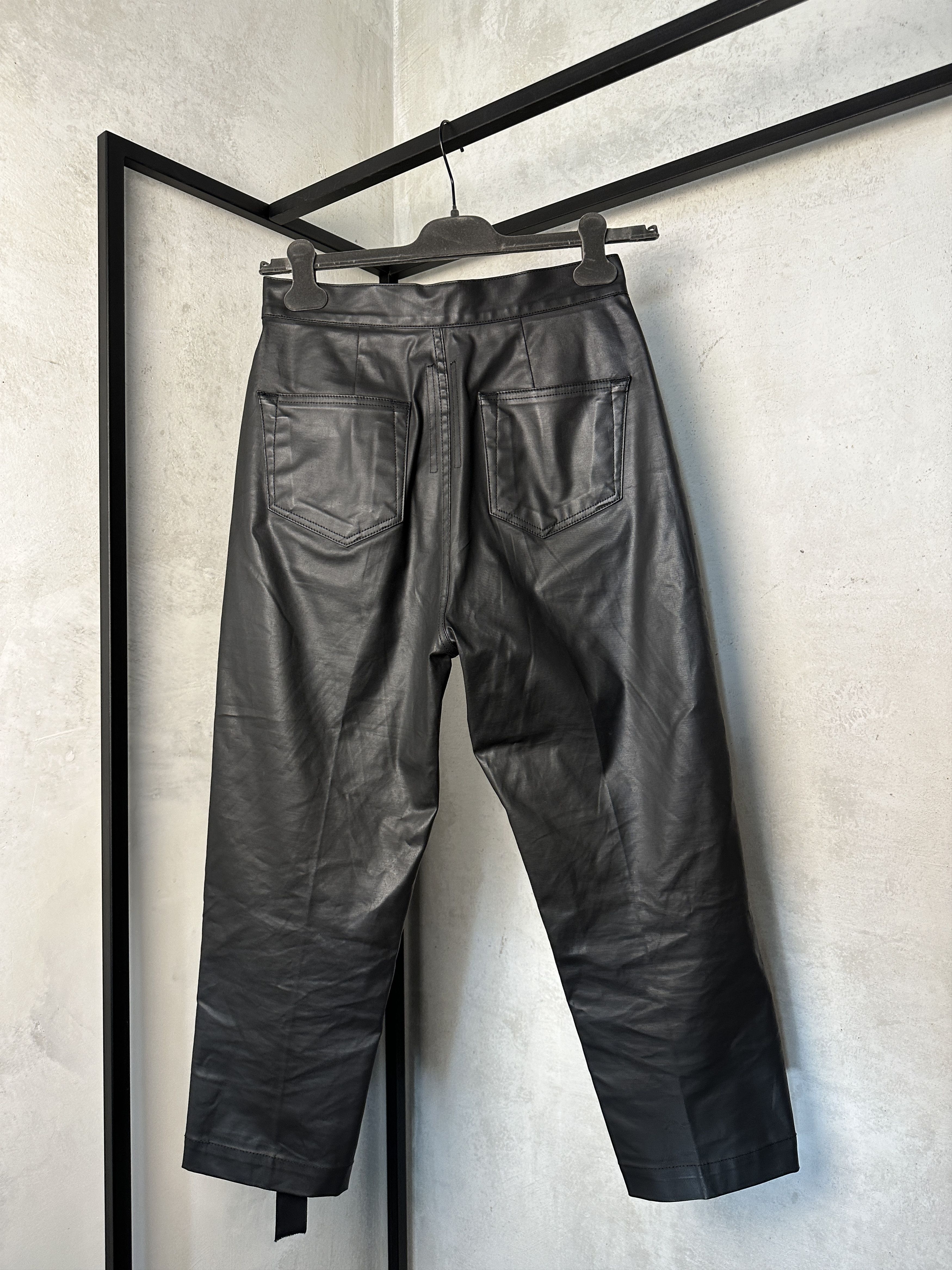 Rick Owens Drkshdw Rick Owens DRKSHDW Bolans Black Cropped Pant Size 28" / US 6 / IT 42 - 5 Thumbnail