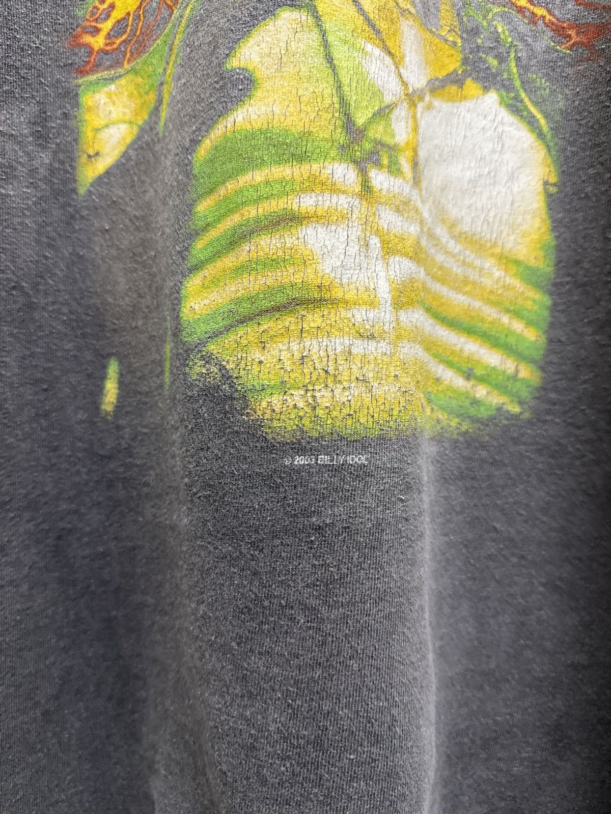 Band Tees Vintage Sun Faded Billy Idol 2003 Tour Band Tees Size US XL / EU 56 / 4 - 4 Thumbnail