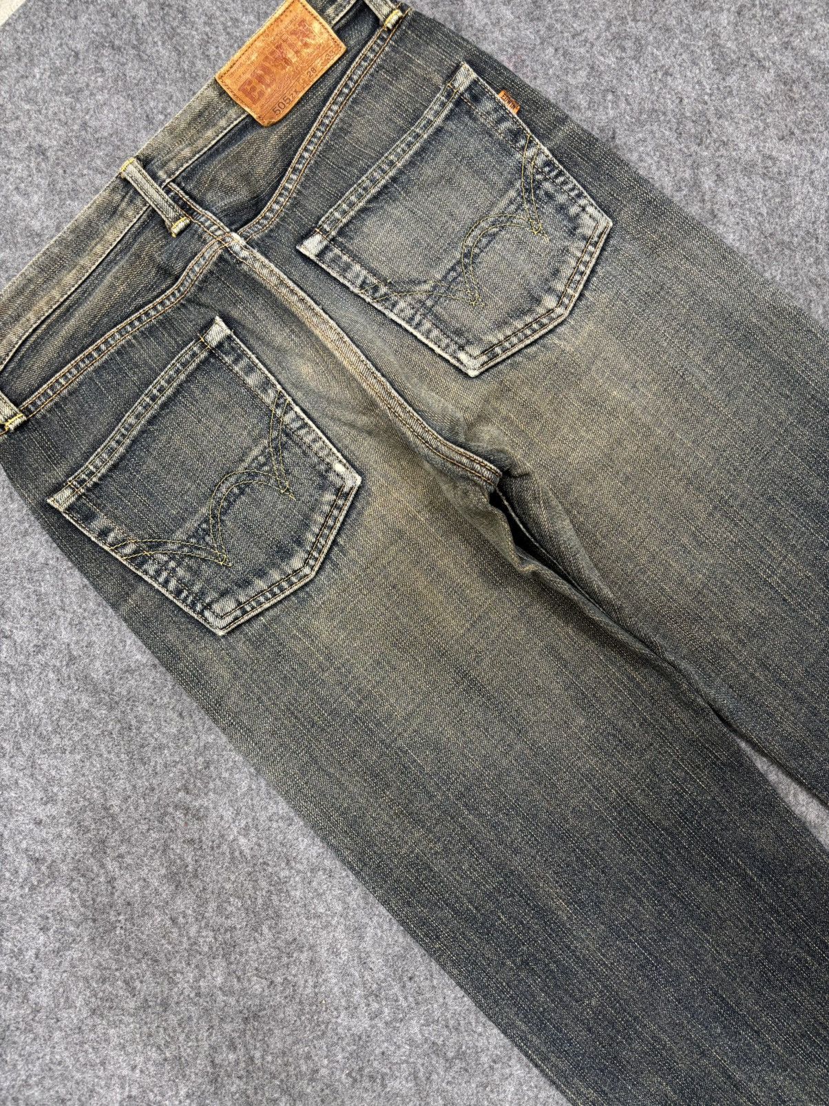 Japanese Brand 💥Insane 90s Mudwash💥Rare Edwin Rusty Selvedge Denim F659 Size US 30 / EU 46 - 18 Thumbnail