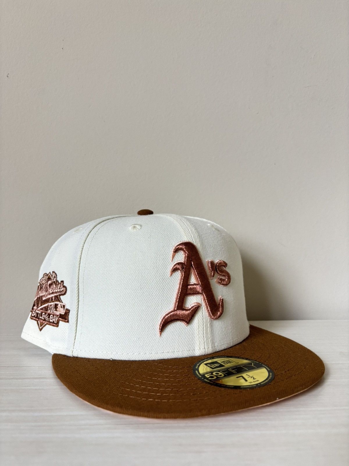 Topperz Oakland A’s Fitted Size 7 1/2 Topperz Size ONE SIZE - 1 Thumbnail