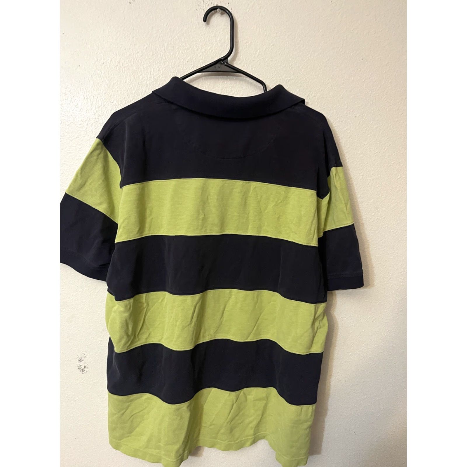 Lands' End Lands End Shirt Mens XL Baumwolle Cotton Green Striped Polo Preppy Size US XL / EU 56 / 4 - 3 Thumbnail