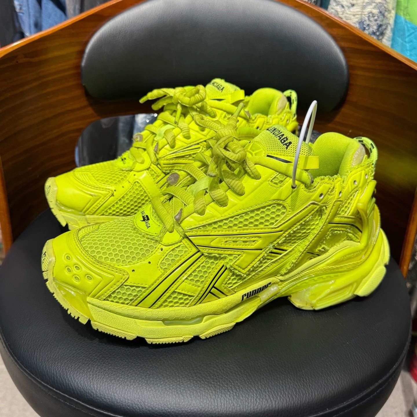 Balenciaga Balenciaga Running Yellow Lowtop Sneakers 40 Men Size US 7.5 / EU 40-41 - 1 Thumbnail