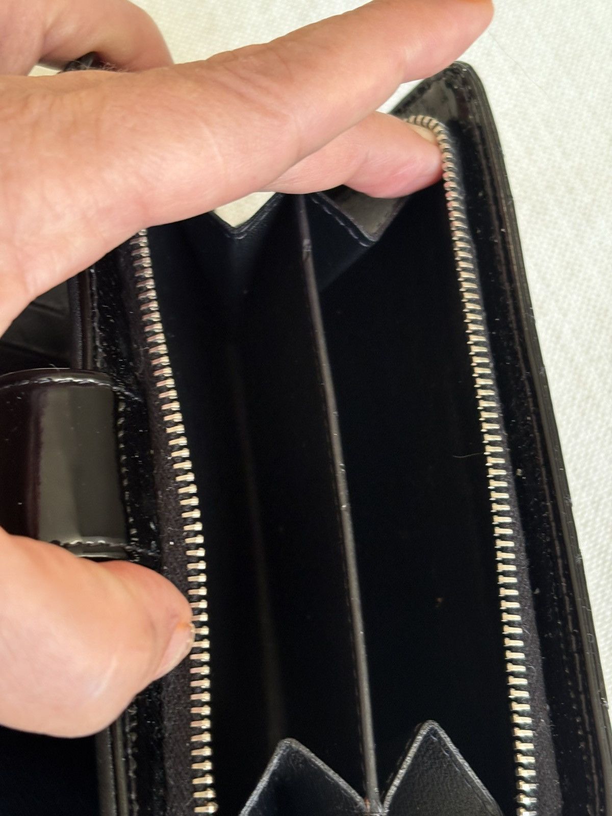 Chanel Chanel quilted patent leather black wallet Size ONE SIZE - 7 Thumbnail