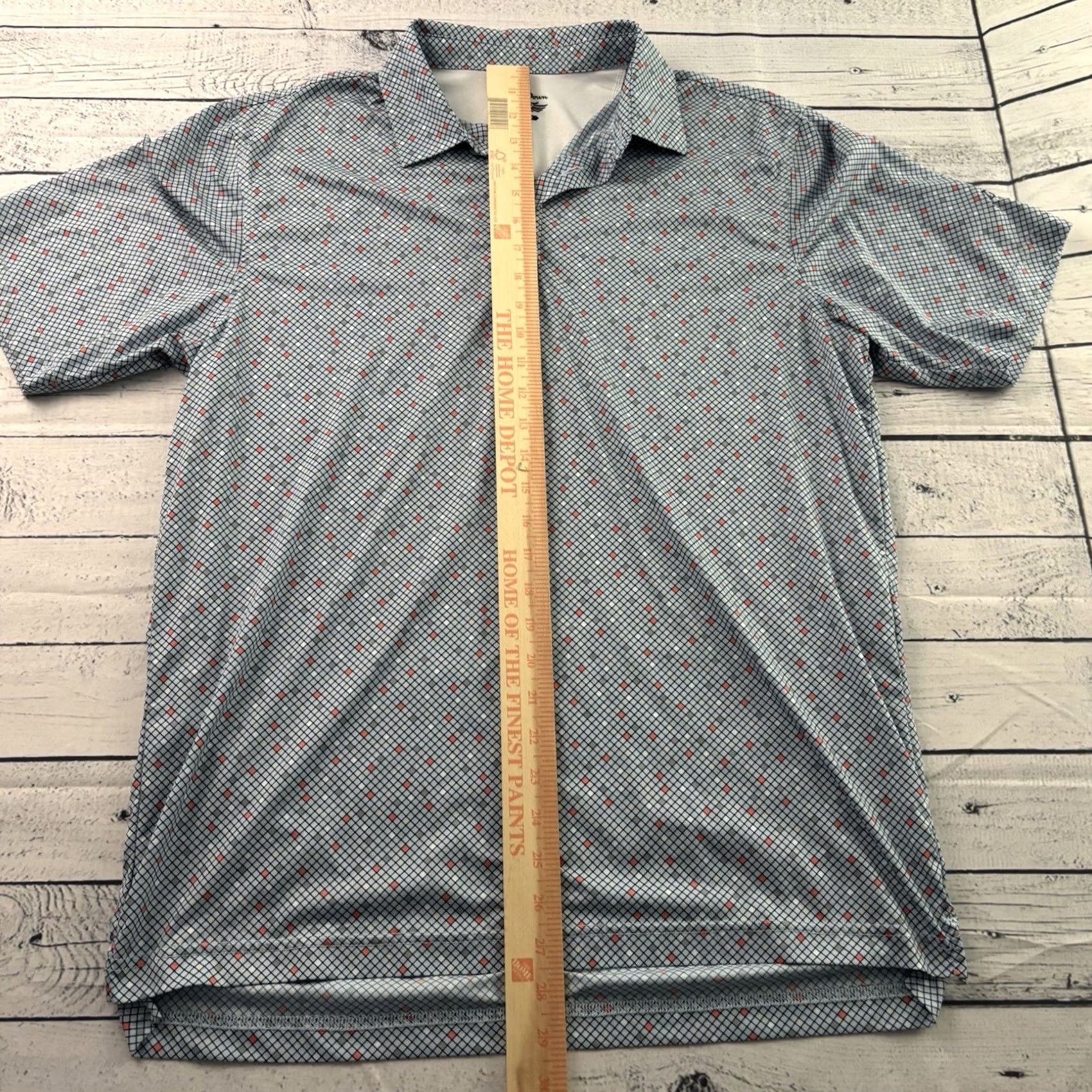 Vintage Straight Down Performance Short Sleeve Golf Polo Shirt Men's Medium Blue Size US M / EU 48-50 / 2 - 3 Thumbnail