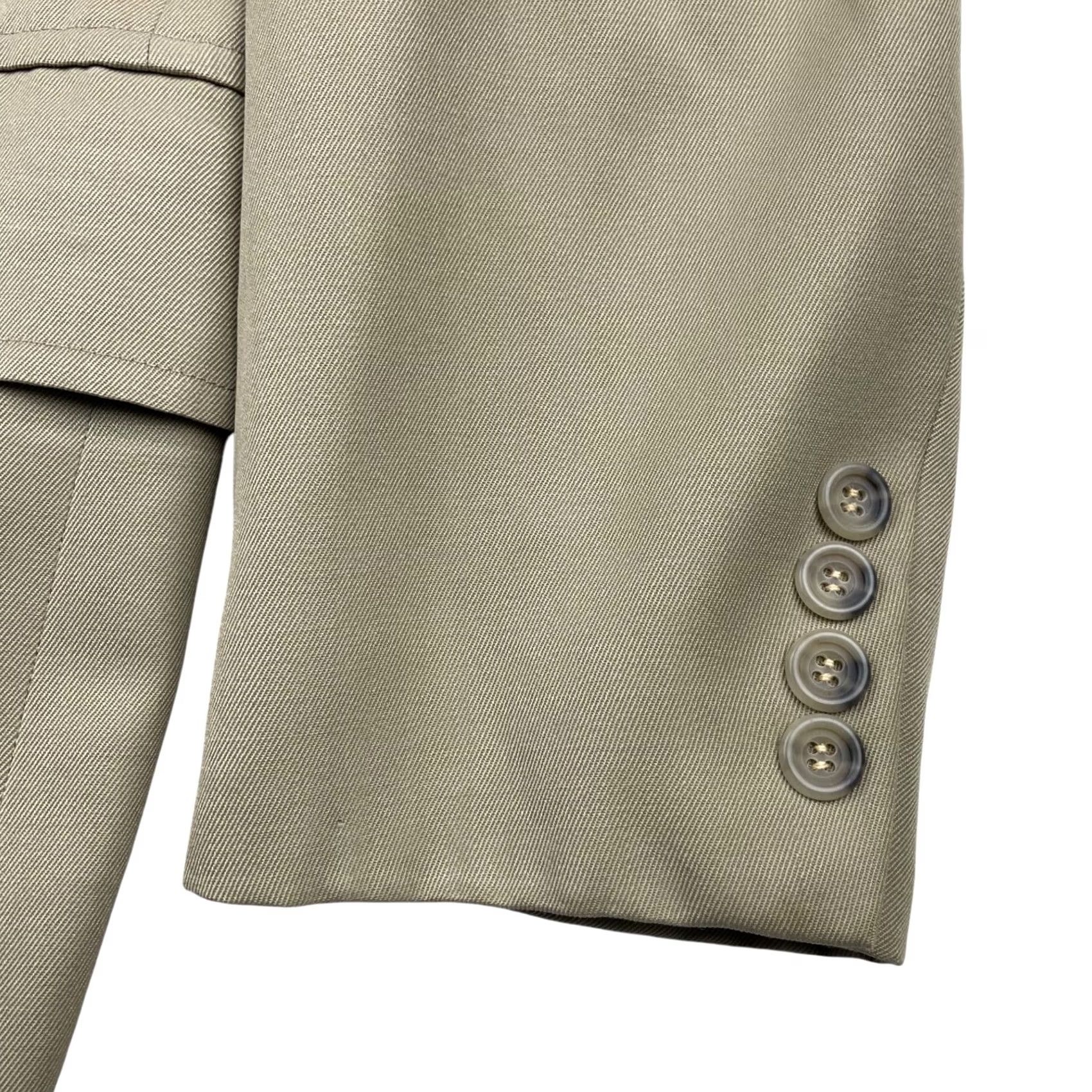 Paul Stuart VINTAGE Paul Stuart Blazer/Jacket Mens 40S Wool Khaki/Tan 2-Button Notch Size 40R - 4 Thumbnail
