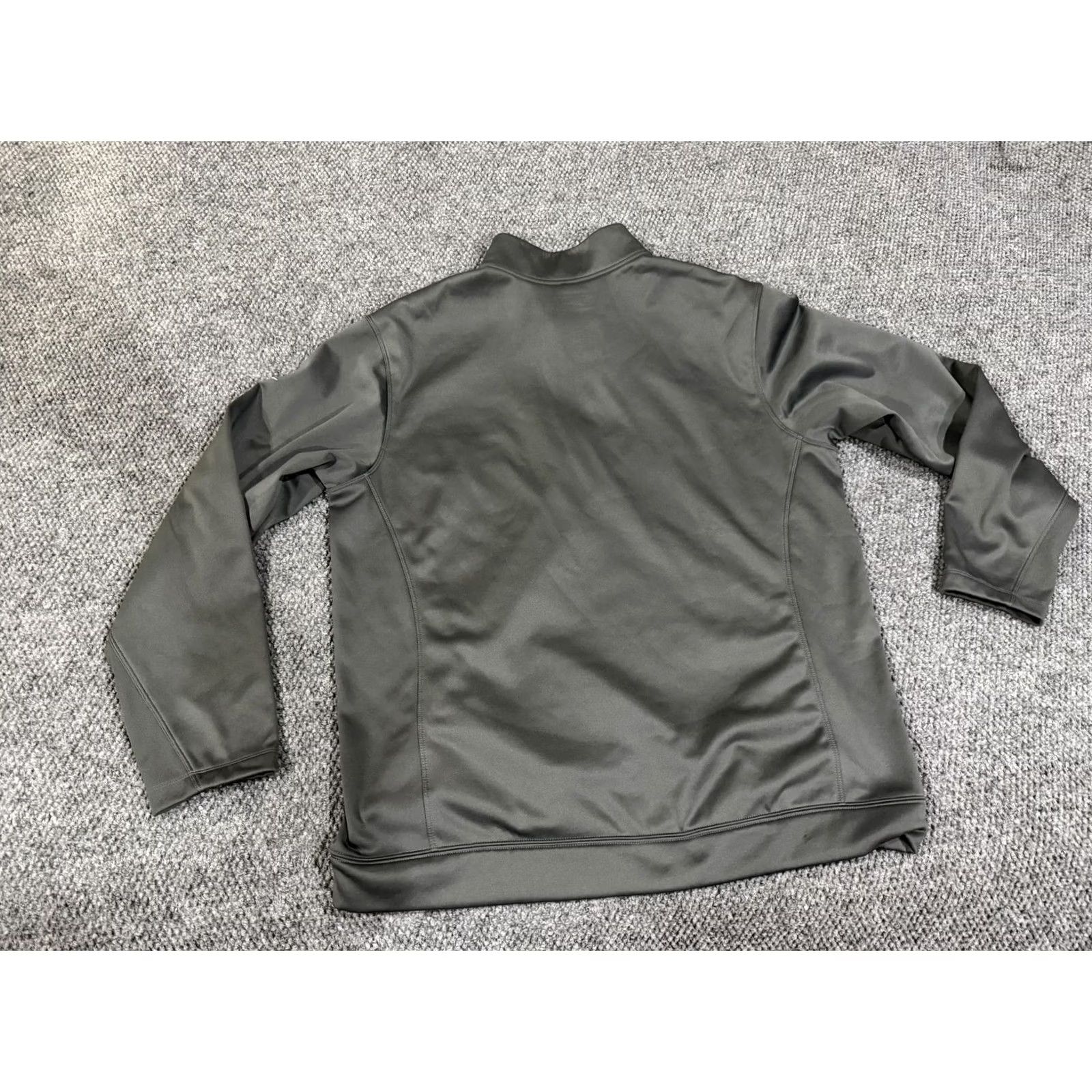 Nike Nike Golf Therma-FIT Pullover Jacket Mens XL Gray 1/4 Zip Tour Performance Size US XL / EU 56 / 4 - 7 Thumbnail
