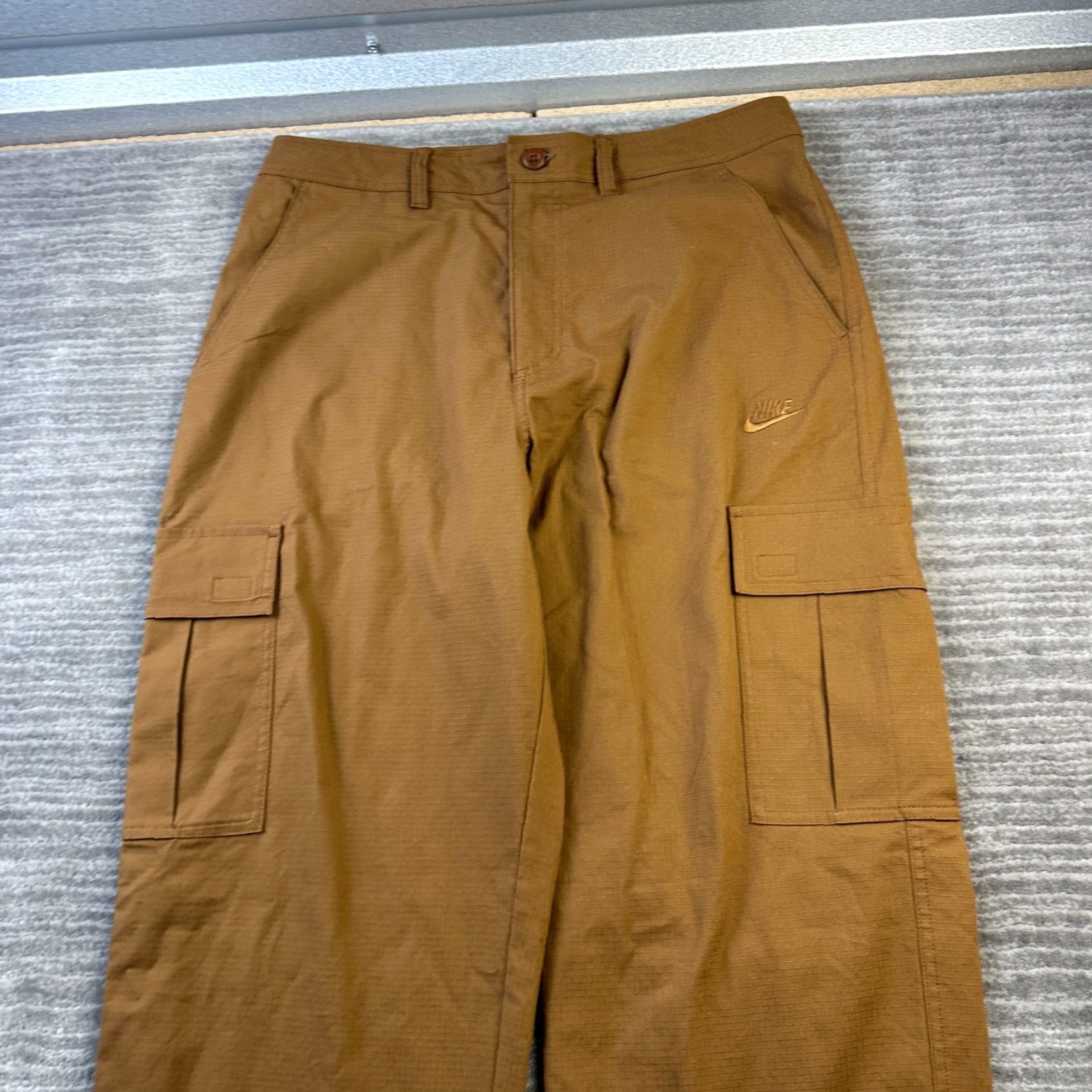 Nike Nike Cargo Pants Mens 32x32 Brown Cargo Pockets Outdoors Utility Ripstop Size US 32 / EU 48 - 3 Thumbnail