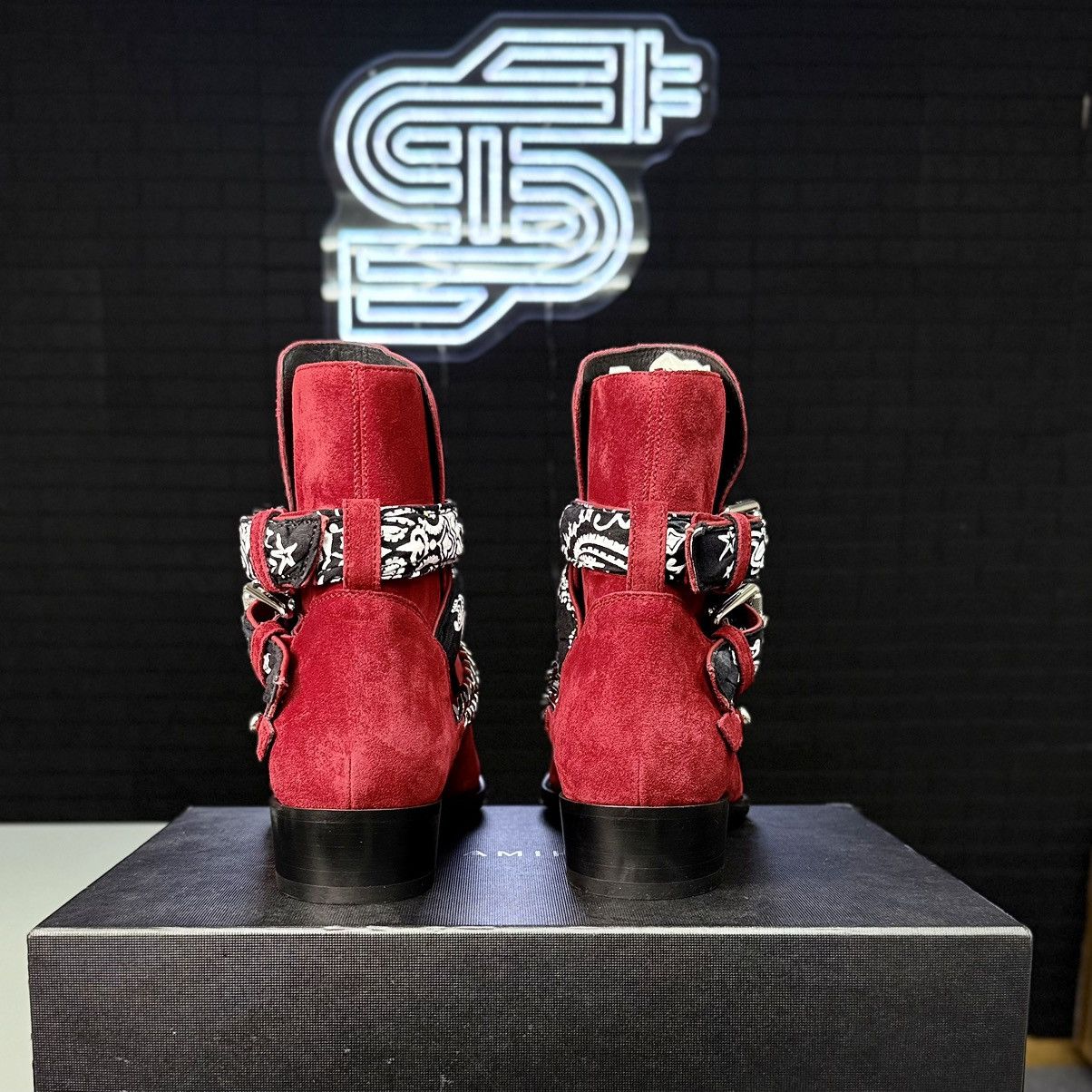 Amiri Amiri Chain Bandana Merlot Boot Size US 7.5 / EU 40-41 - 5 Thumbnail