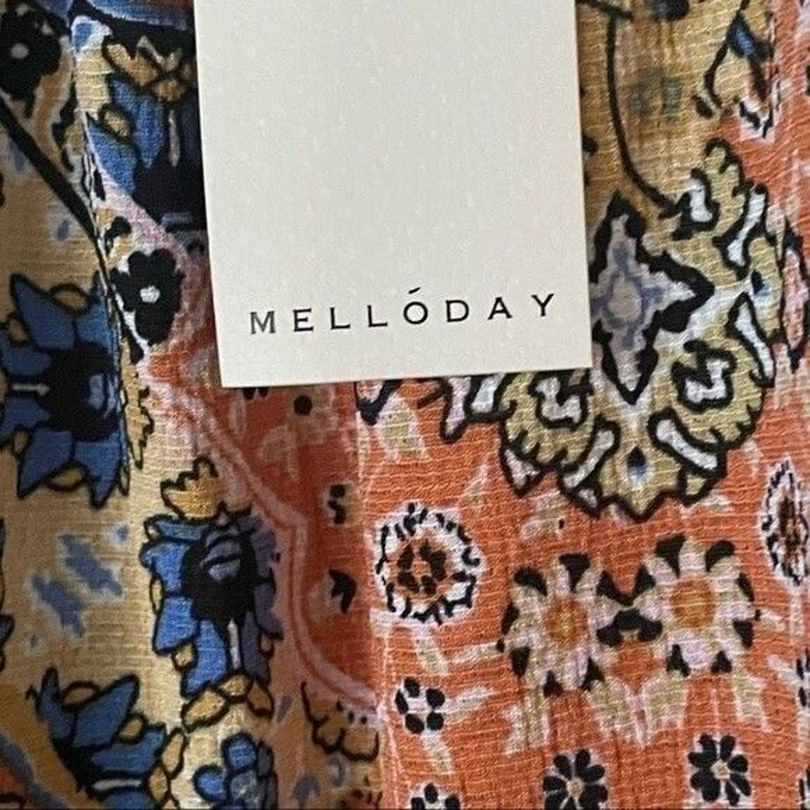 Other Melloday Peplum Patchwork Blouse NWT Women's Size Small Size S / US 4 / IT 40 - 5 Thumbnail
