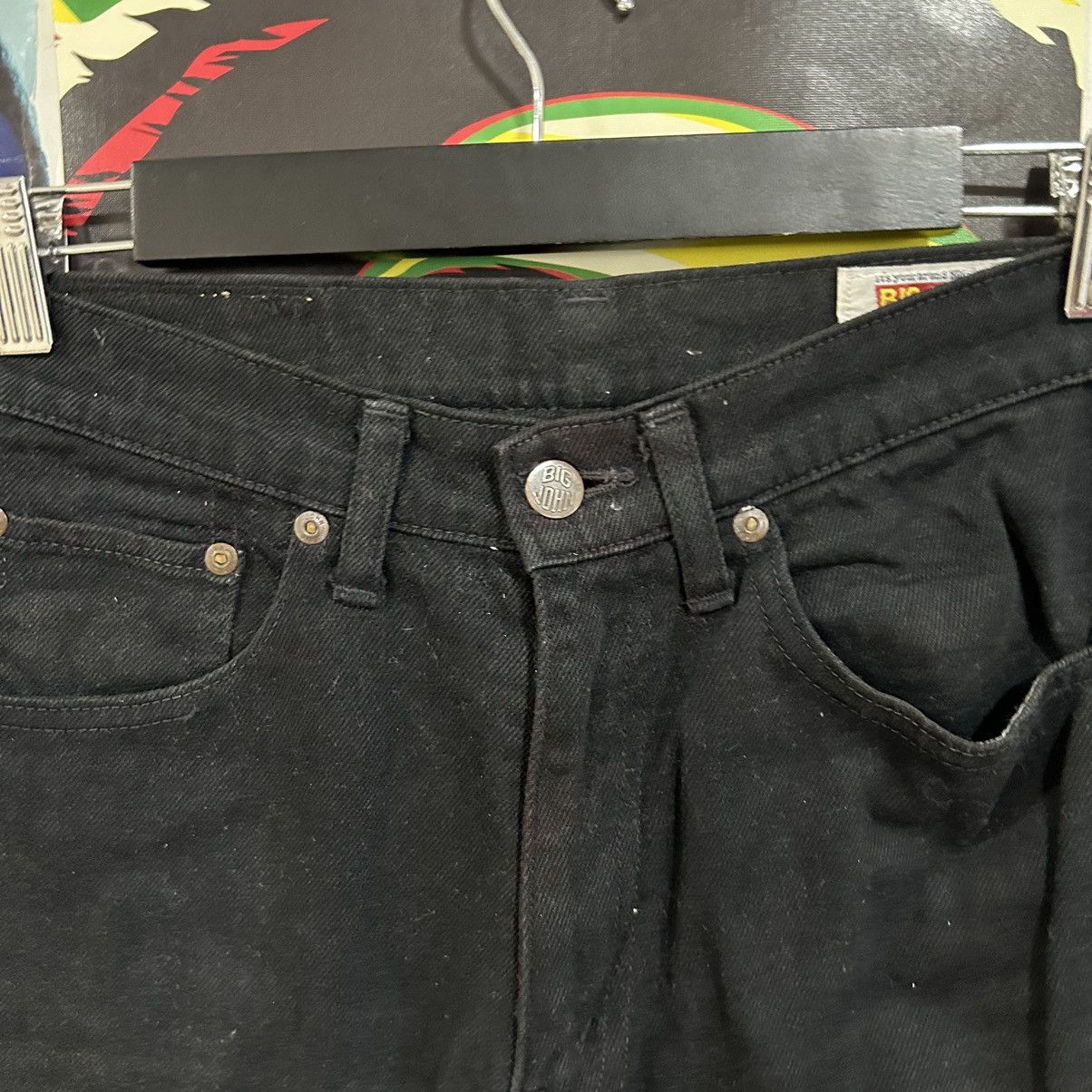 Vintage Vintage 90s Big John Flare Black Denim Size US 28 / EU 44 - 5 Thumbnail