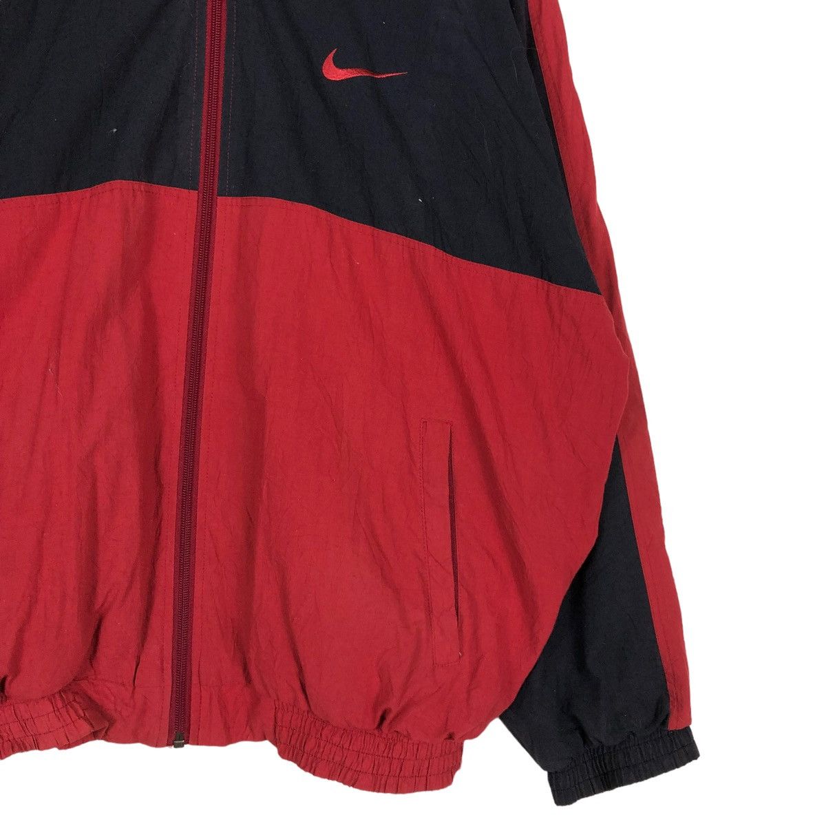 Nike 🔥VINTAGE BOMBER JACKET NIKE CENTRE LOGO BIG SWOOSH Size US L / EU 52-54 / 3 - 6 Thumbnail