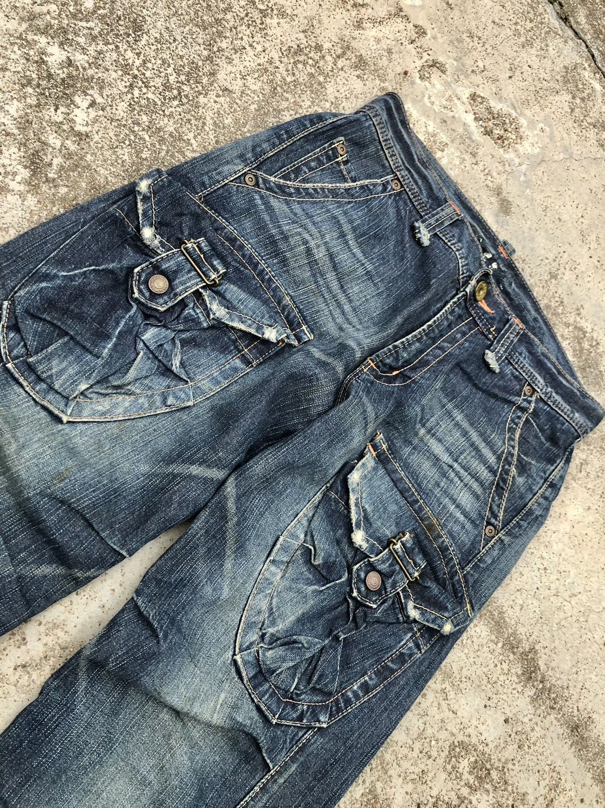 Edwin RARE⚡️⚡️EDWIN SIX POCKET TACTICAL/MULTIPOCKET BUSHPANT DENIM Size US 31 - 2 Thumbnail