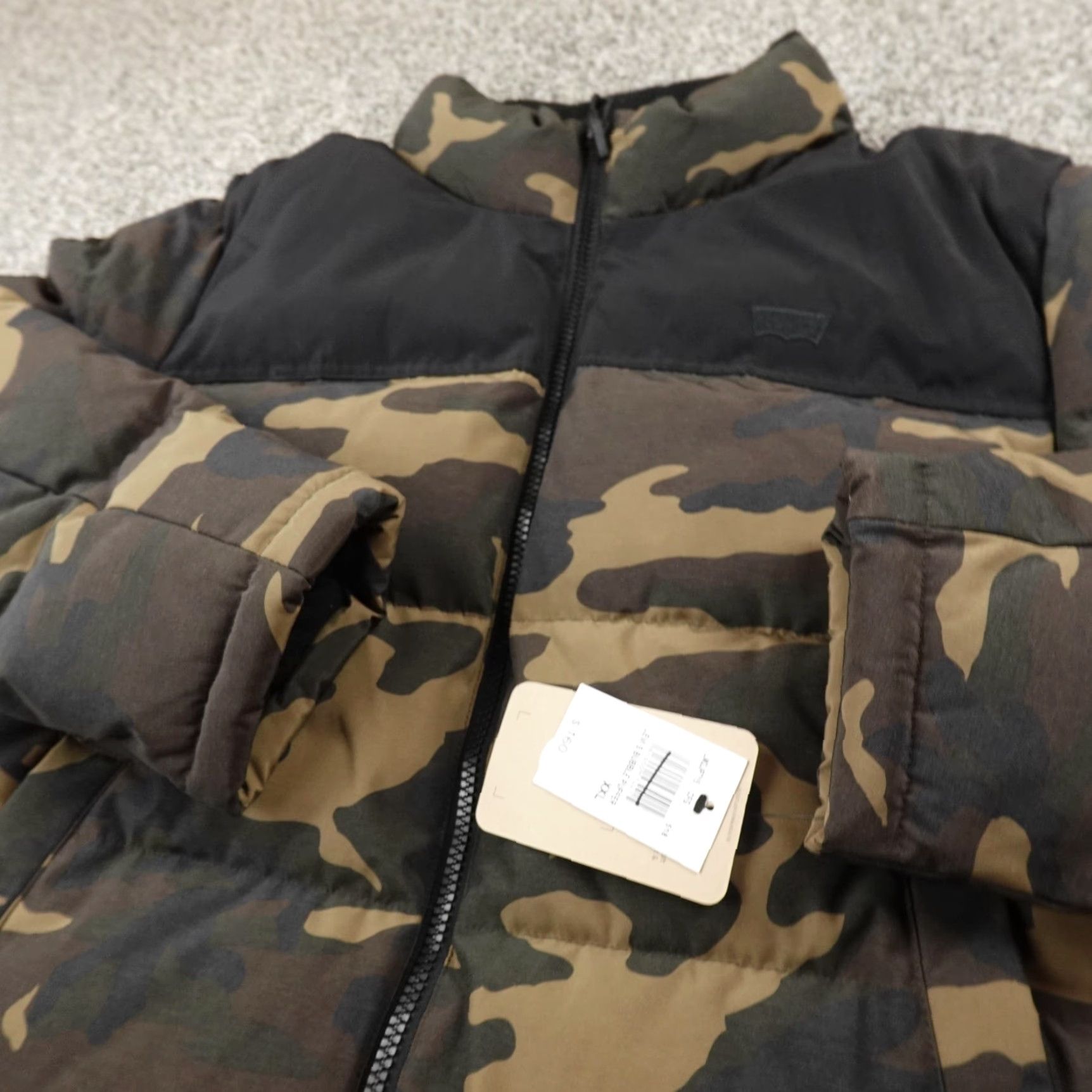 Levi's Levi's Jacket Men 2XL Green Camouflage Quilted Puffer Coat Full Zip Insulated Casual Jacket Mens 2XL Green Camouflage Puffer Coat Levi's Jacket Size US XXL / EU 58 / 5 - 2 Thumbnail