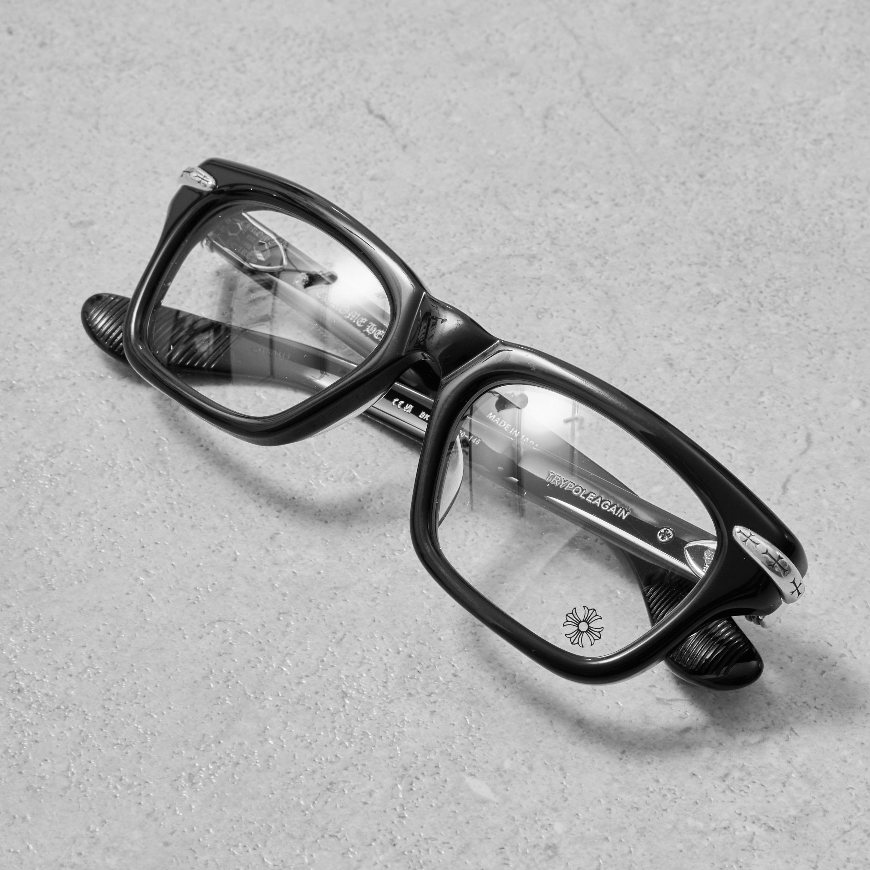 Chrome Hearts CHROME HEARTS TRYPOLEAGAIN BLACK Size ONE SIZE - 9 Thumbnail
