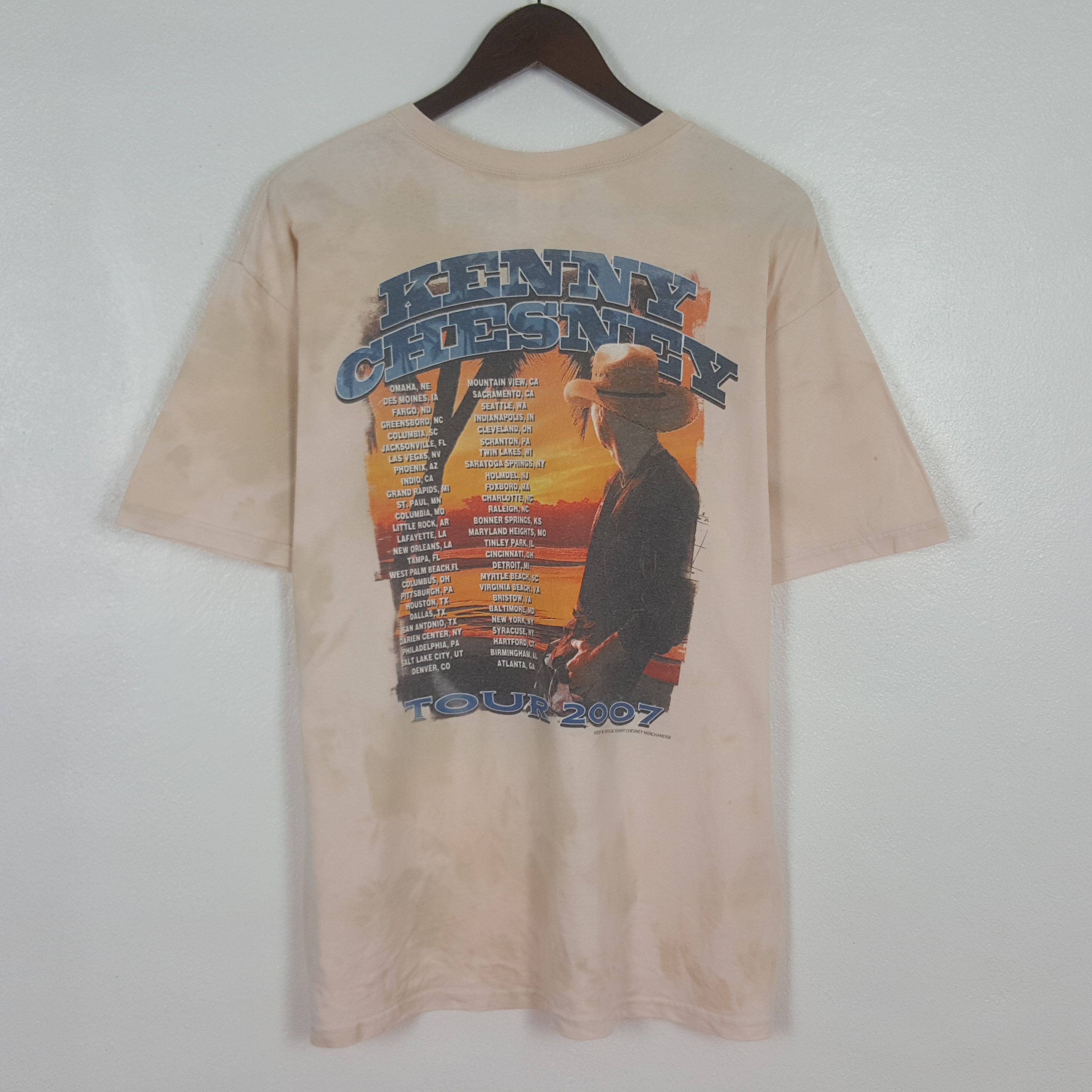 Other Vintage Kenny Chesney Flip Flop Summer 2007 Tshirt Size US L / EU 52-54 / 3 - 4 Thumbnail