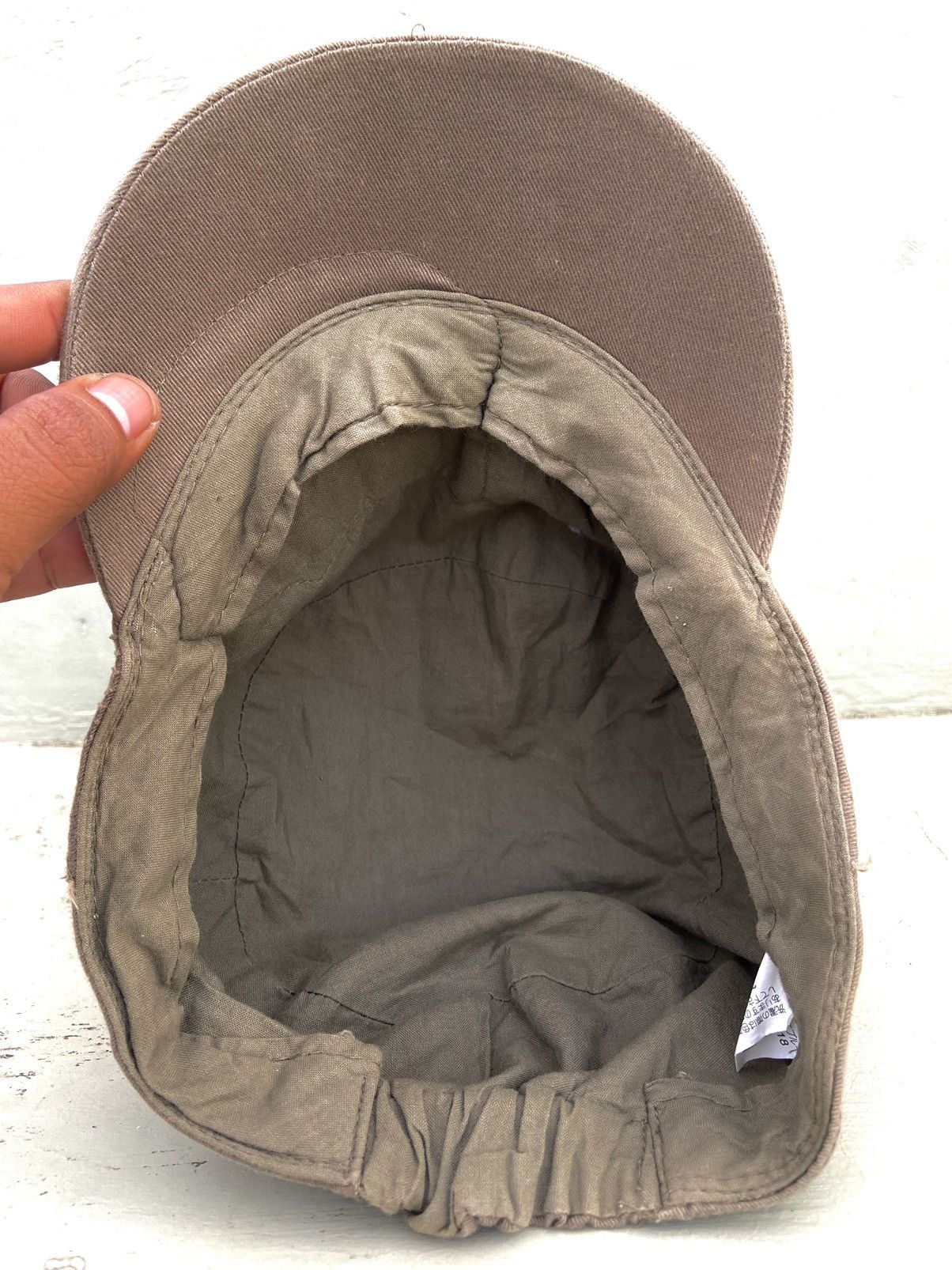 If Six Was Nine 2000s ditsetressed japanese style patrol hat Size ONE SIZE - 8 Thumbnail