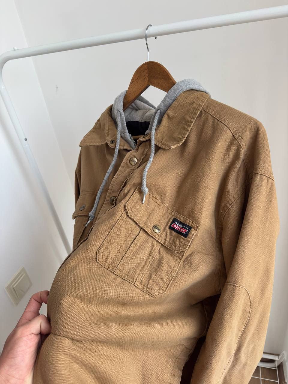Dickies DICKIES MEN’S WORKWEAR ACTIVE HOODED JACKET BROWN Size XL Size US XL / EU 56 / 4 - 4 Thumbnail