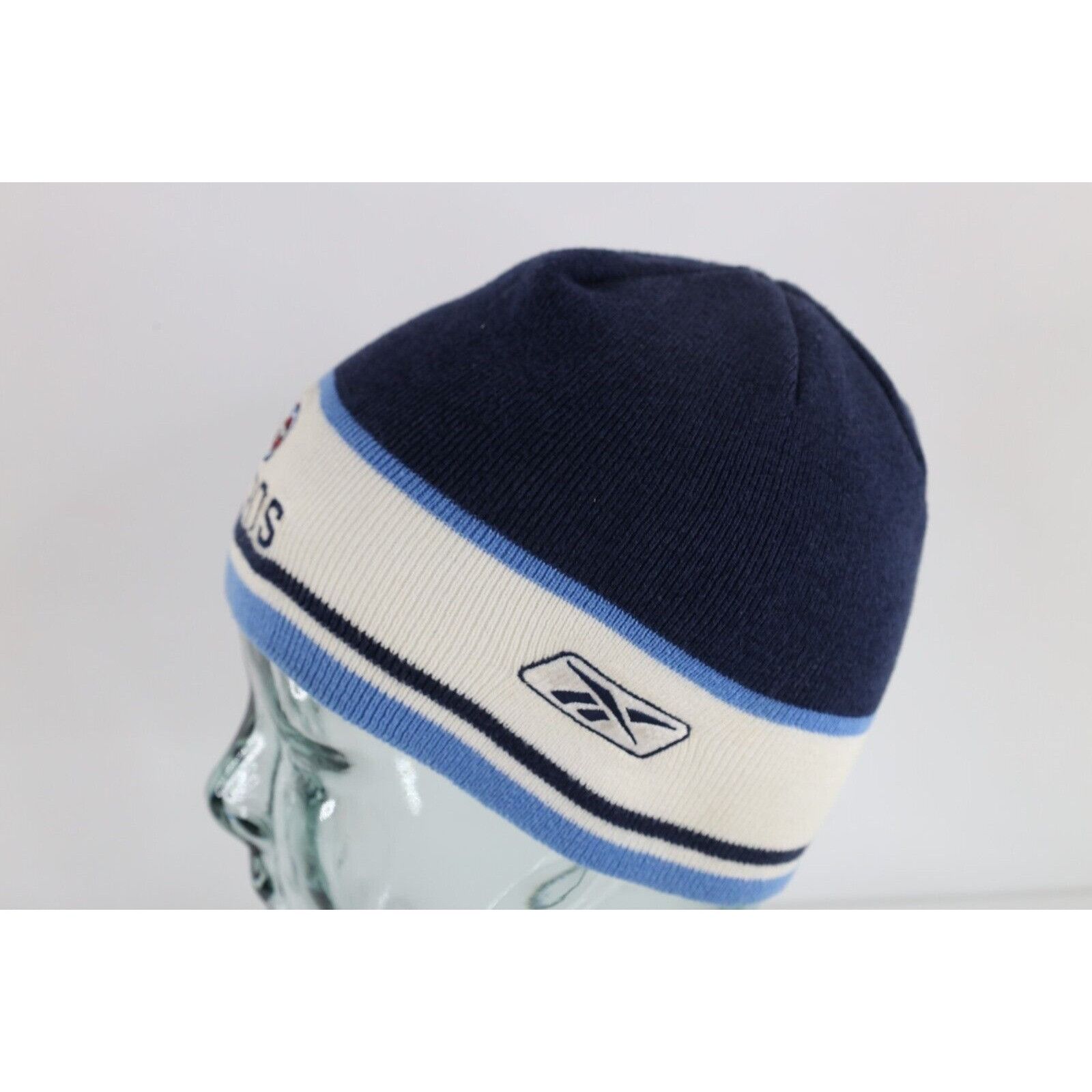 Reebok × Vintage Vintage Reebok Distressed Tennessee Titans Football Beanie Size ONE SIZE - 4 Thumbnail