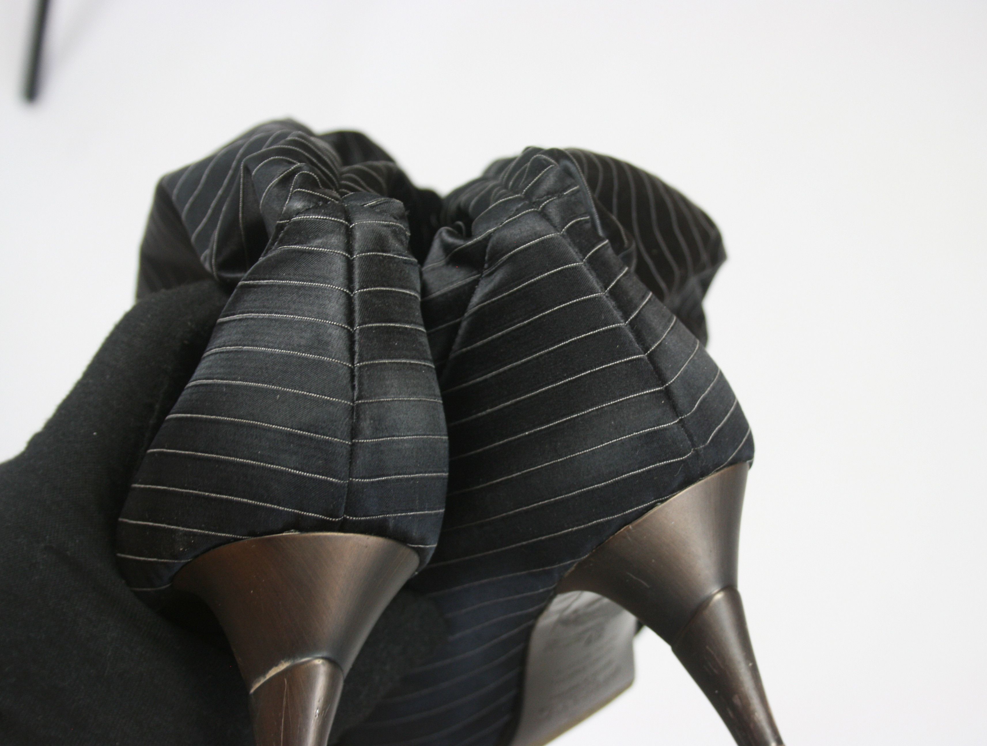 Other Dibrera By Paolo Zanoli Y2K Butterfly Stretch Heeled Boots Size US 7 / IT 37 - 10 Thumbnail