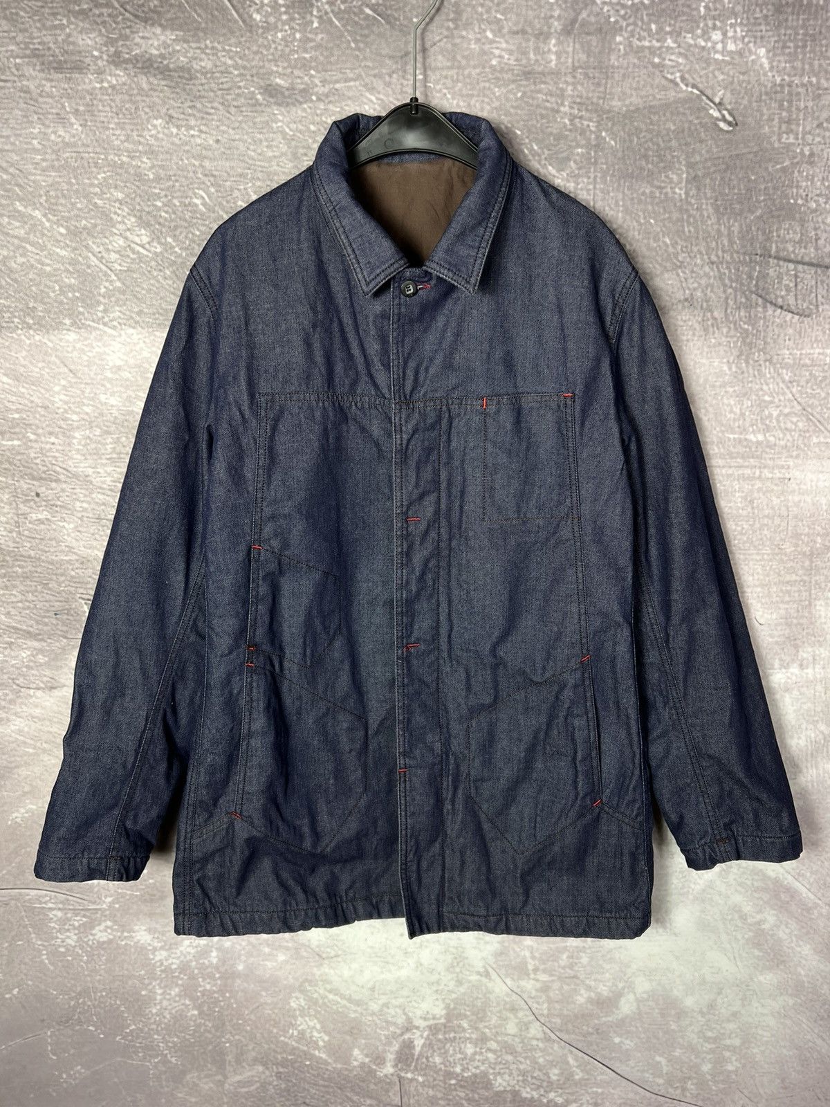 Marithe + Francois Girbaud Marithe Francois Girbaud Denim Multipocket Jacket Size US M / EU 48-50 / 2 - 1 Thumbnail