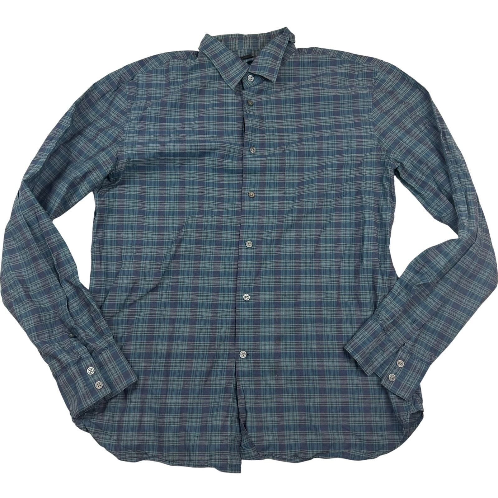John Varvatos John Varvatos Plaid Button-Down Shirt - Size Large Size US L / EU 52-54 / 3 - 2 Thumbnail