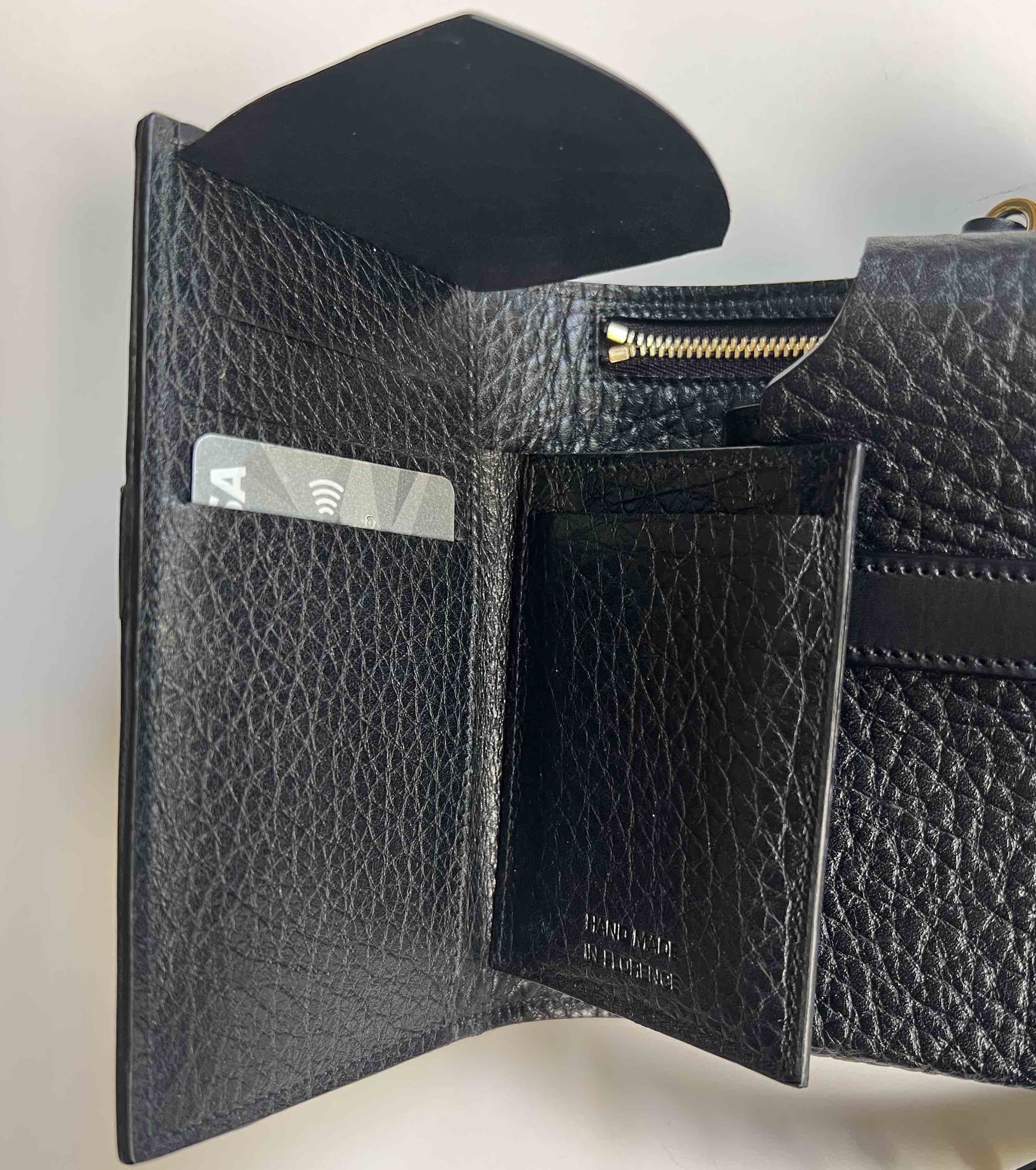 Other Loes Vrij Glorious Gun Black Gold Leather Bag Size ONE SIZE - 8 Thumbnail