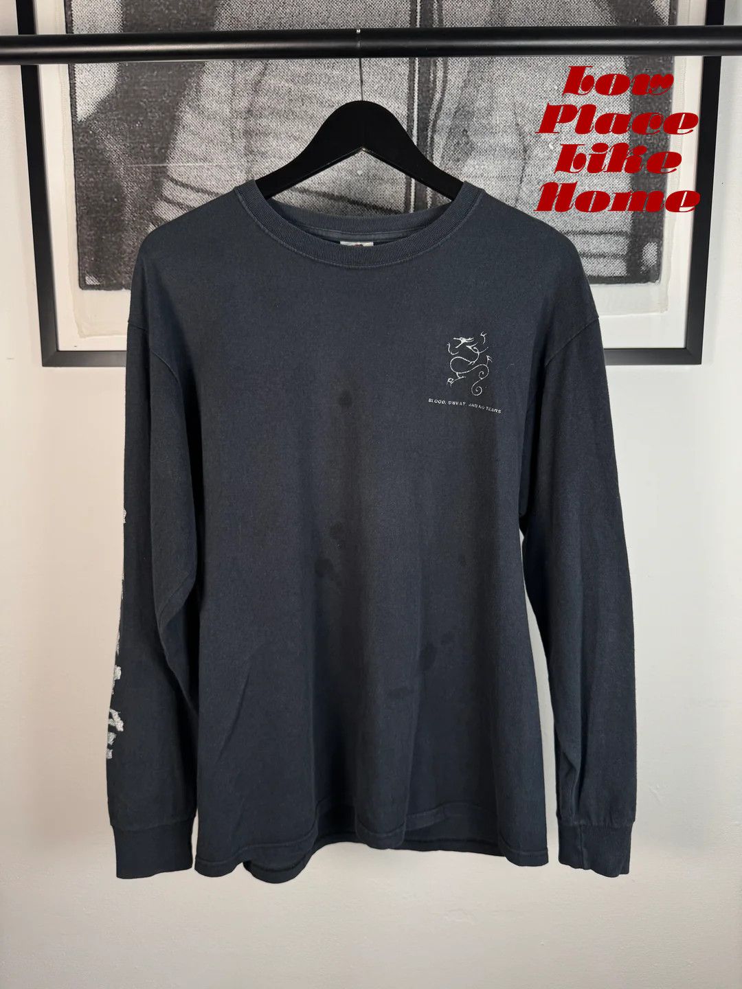 Vintage 🚭 RARE 🚭 90's SICK OF IT ALL DRAGON LONG SLEEVE Size US L / EU 52-54 / 3 - 1 Thumbnail