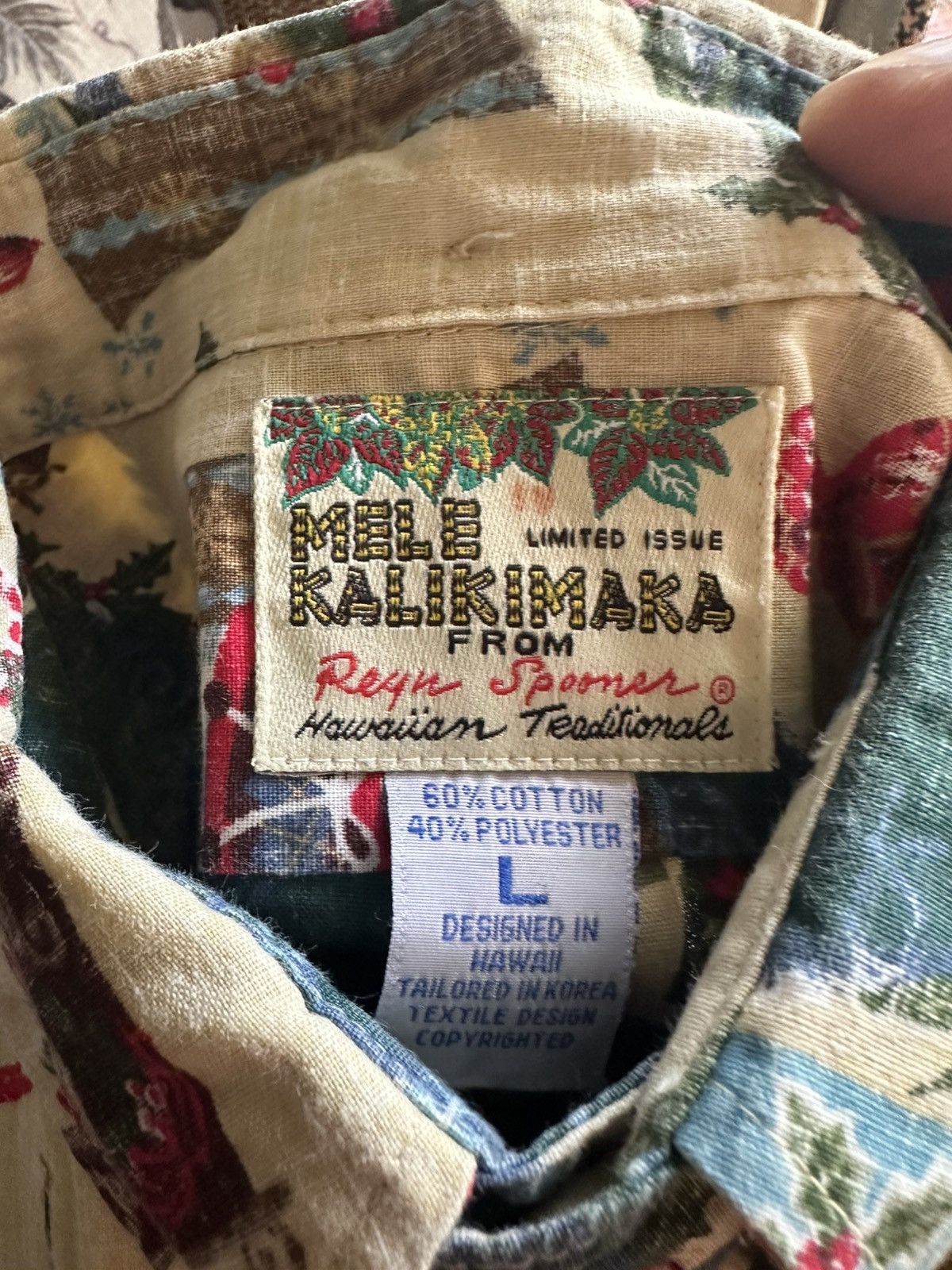 Reyn Spooner Reyn Spooner Hawaiian Mele Kalikimaka Multicolored Men's L Size US L / EU 52-54 / 3 - 4 Thumbnail