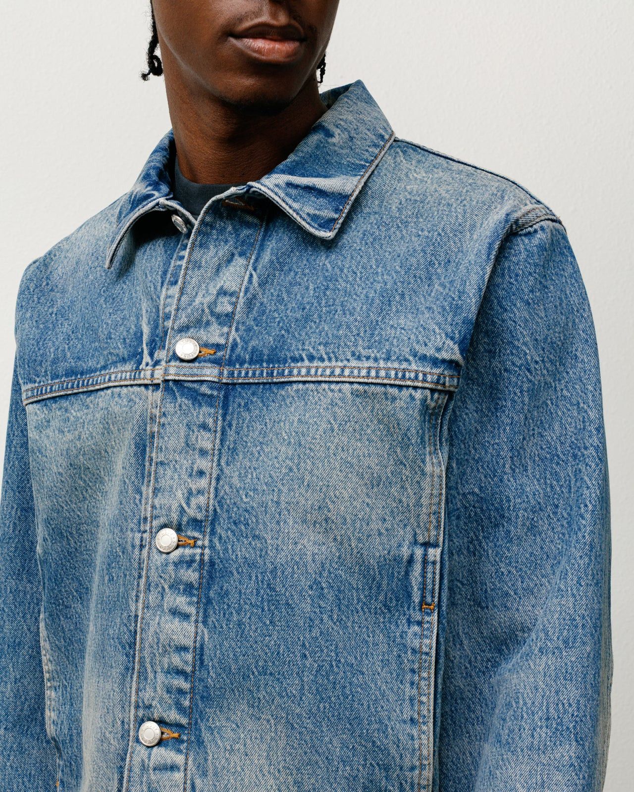 Stussy TRUCKER JACKET DENIM Size US XXL / EU 58 / 5 - 2 Thumbnail