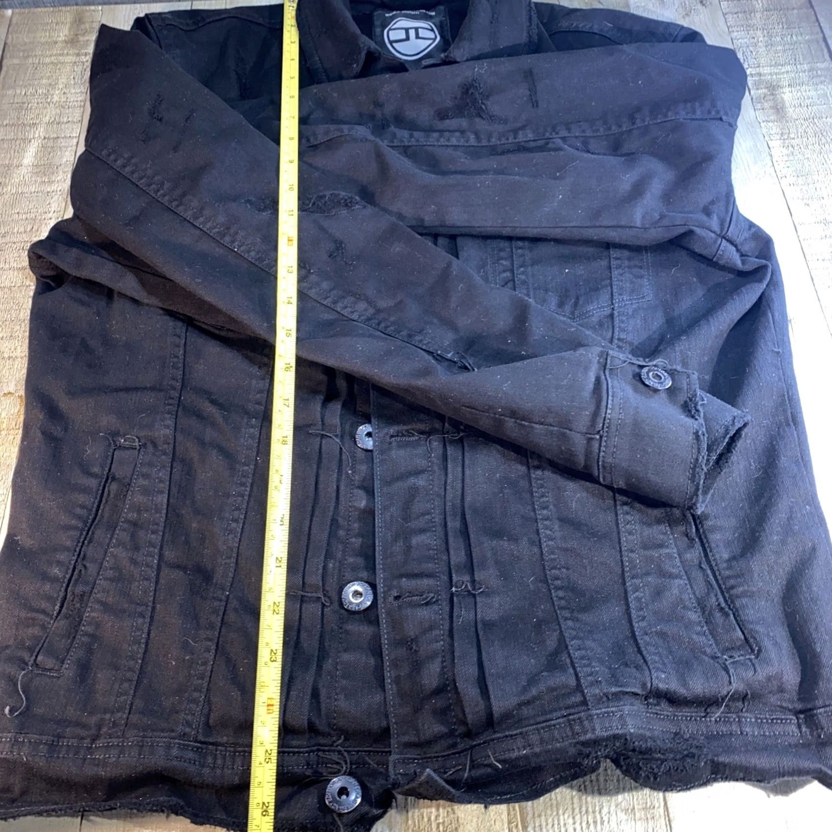 Jordan Craig JORDAN CRAIG Denim Jacket Men M Black Regular 3-in-1 Jacket Industry Denim Jacket Brand Jordan Craig Men’s Clothing Mens Black Denim Jacket Size US M / EU 48-50 / 2 - 4 Thumbnail